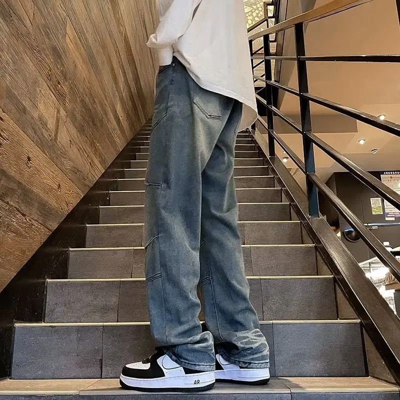 Japanese Brand × Jean Retro loose casual high street jeans Size US 32 / EU 48 - 3 Thumbnail