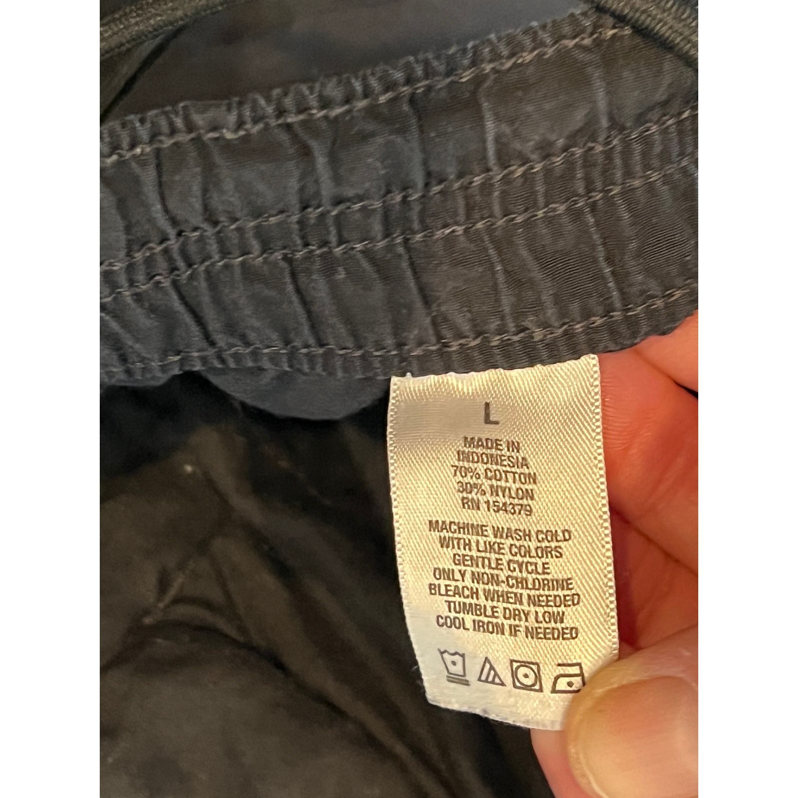 Aeropostale Aero Black Thin Cargo Pants Mens L Size US 38 / EU 54 - 3 Thumbnail