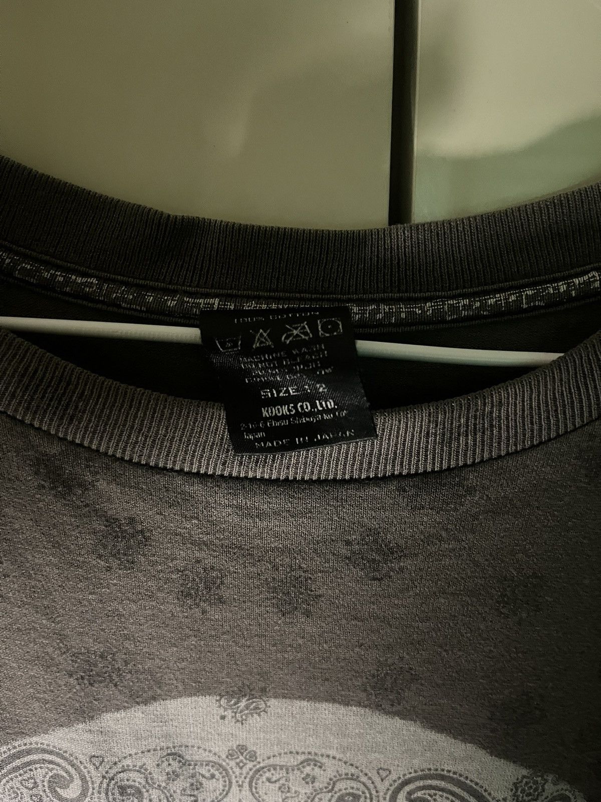 Number (N)ine NUMBER (N)INE 07AW “LOVE GOD MURDER” PAISLEY SKULL TEE Size US M / EU 48-50 / 2 - 3 Thumbnail