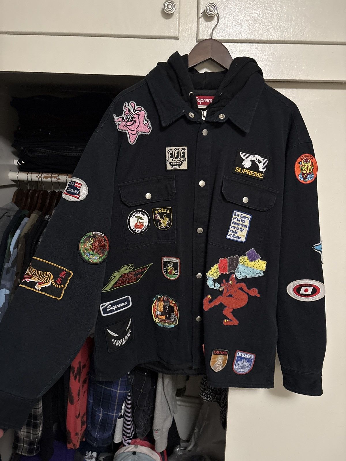 Supreme Supreme patches work jacket Size US XL / EU 56 / 4 - 1 Thumbnail
