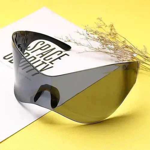 Other Black Color Oversized Punk Y2K Sunglasses Size ONE SIZE - 3 Thumbnail