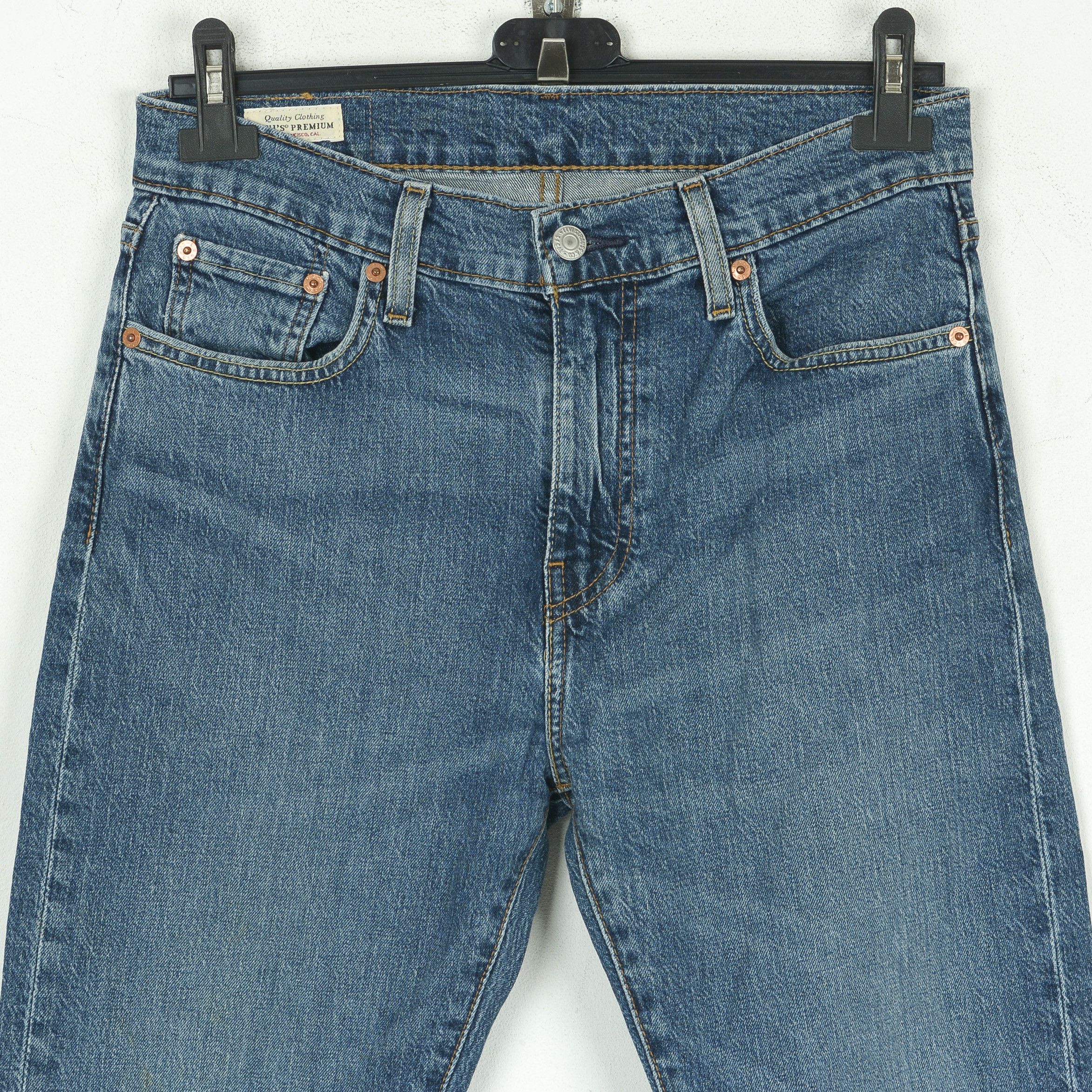 Levi's 512 W30 L30 Slim Tapered Fit Jeans Denim Pants Stretch Size US 30 / EU 46 - 2 Thumbnail