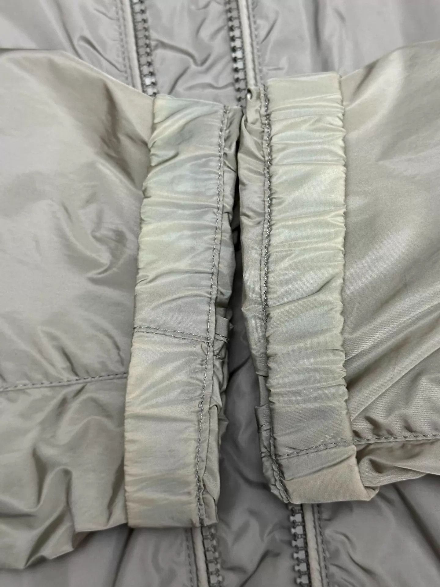 Moncler Moncler Lightweight Nylon Shell Jacket Silver Gray XL Size US XL / EU 56 / 4 - 8 Thumbnail