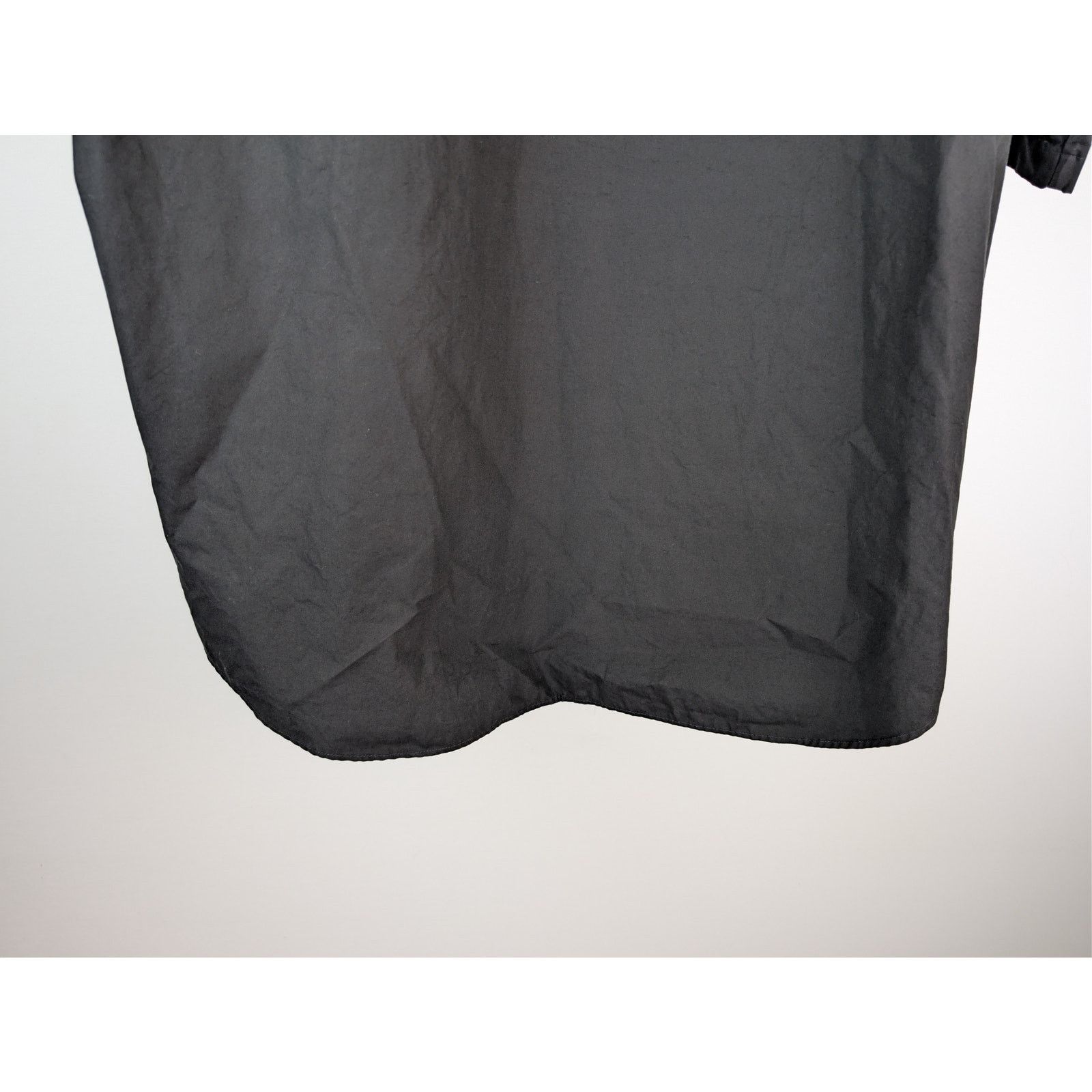 Balenciaga o1rshd1 Large Fit Short Sleeve Shirt in Washed Out Black Size US XXL / EU 58 / 5 - 13 Thumbnail