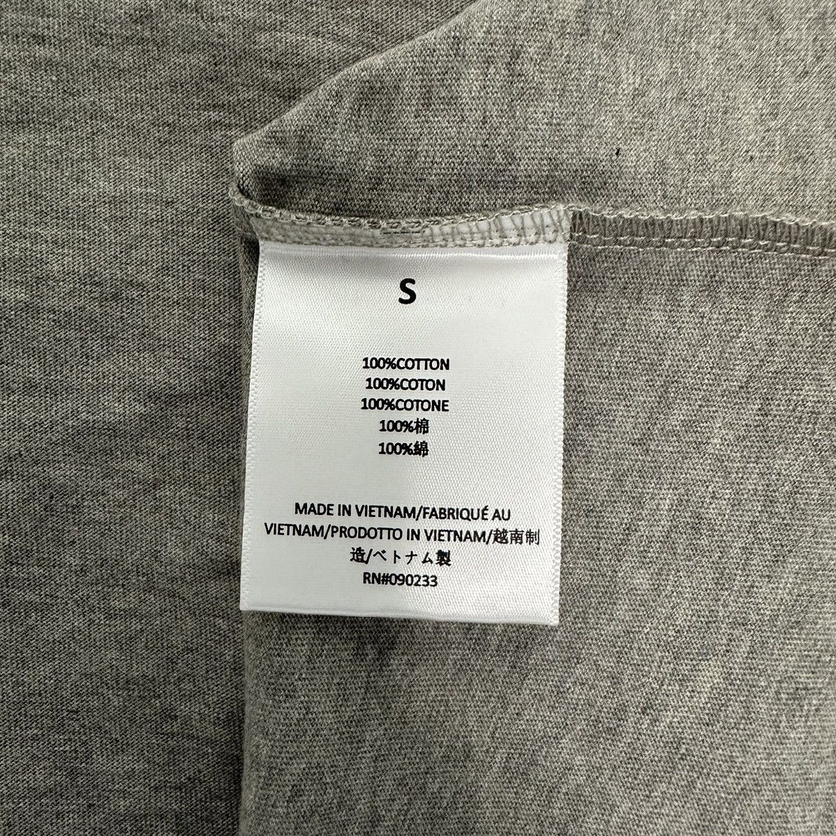 Essentials × Fear of God Fear of God Essentials SS24 Long-Sleeve Tab Tee Dark Heather Size US S / EU 44-46 / 1 - 6 Thumbnail