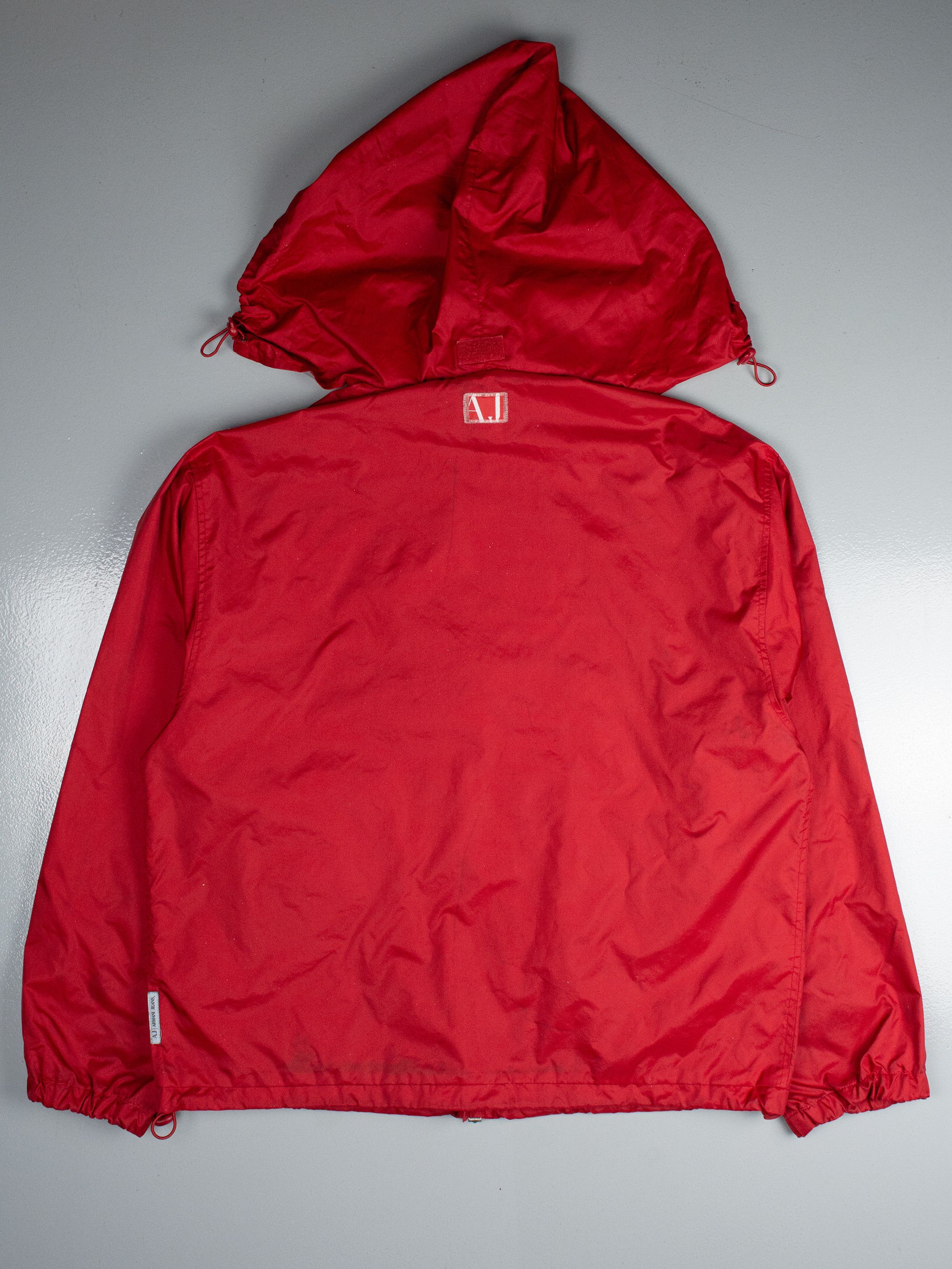 Armani vintage Armani Jeans windbreaker with packable hood Size US M / EU 48-50 / 2 - 3 Thumbnail