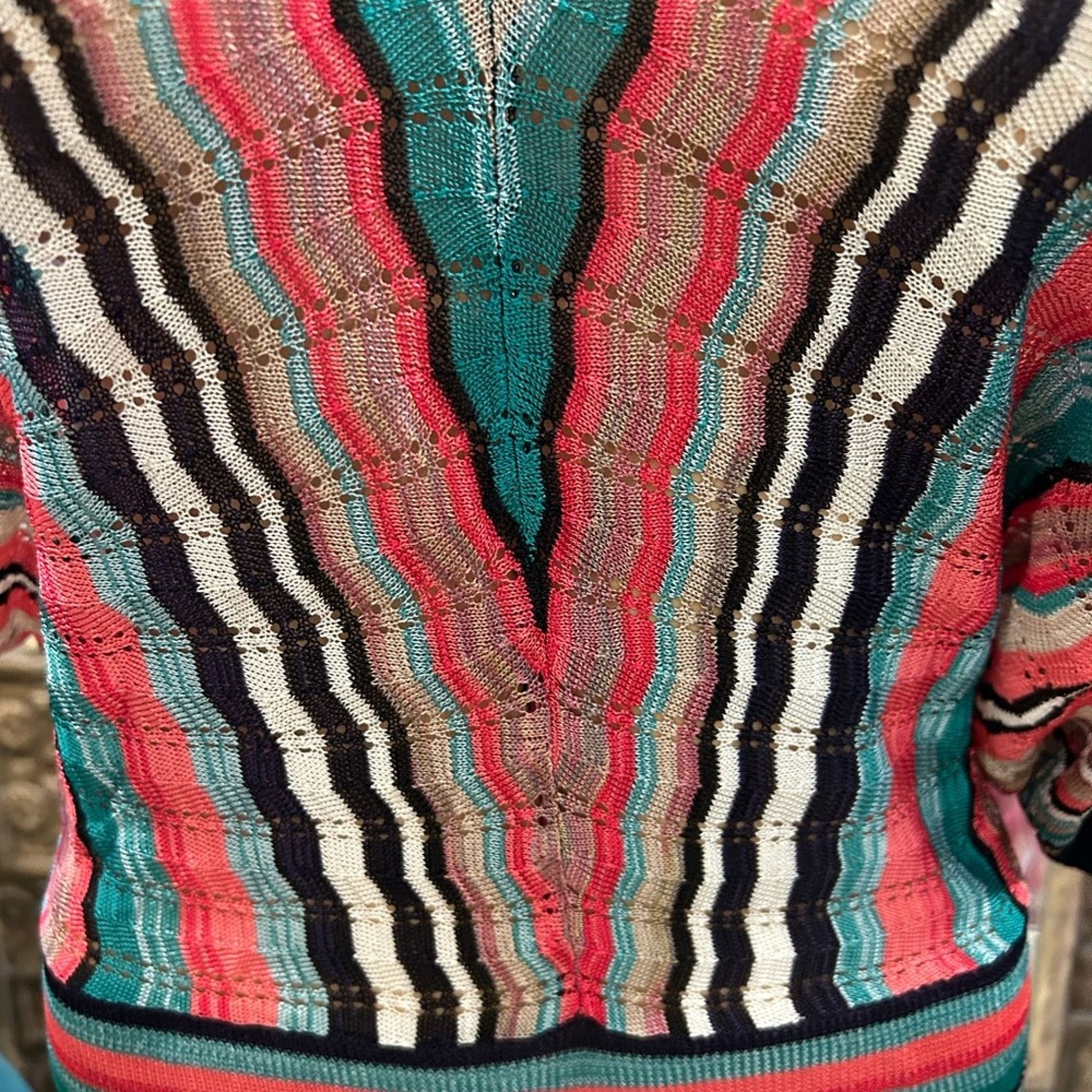 Desigual Desigual multicolored knit viscose women’s top medium Size M / US 6-8 / IT 42-44 - 9 Thumbnail