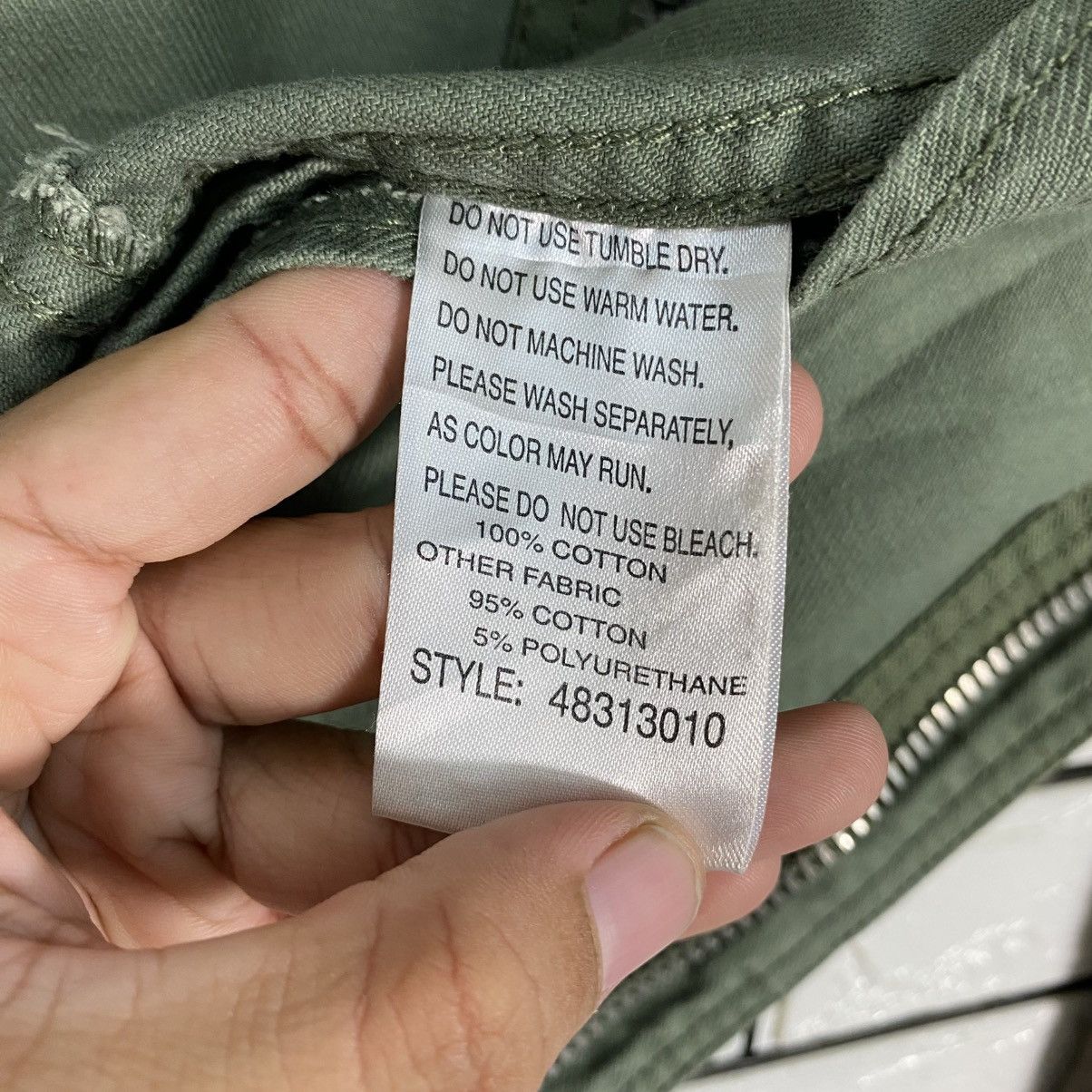 Japanese Brand 📌Vintage Cropped Biker Jacket Parachute Military Style Size M / US 6-8 / IT 42-44 - 20 Thumbnail