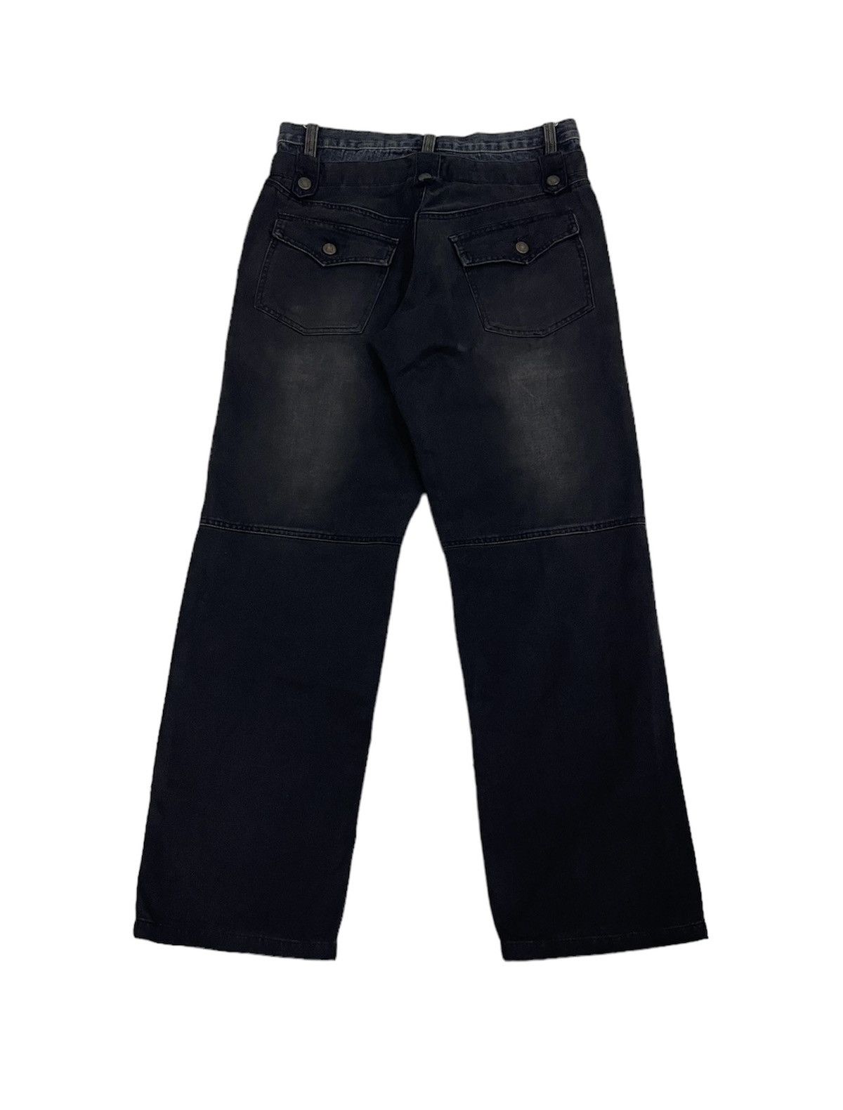 PPFM Brth Breath Japan Double Waist Bush Jeans Size US 32 / EU 48 - 6 Thumbnail