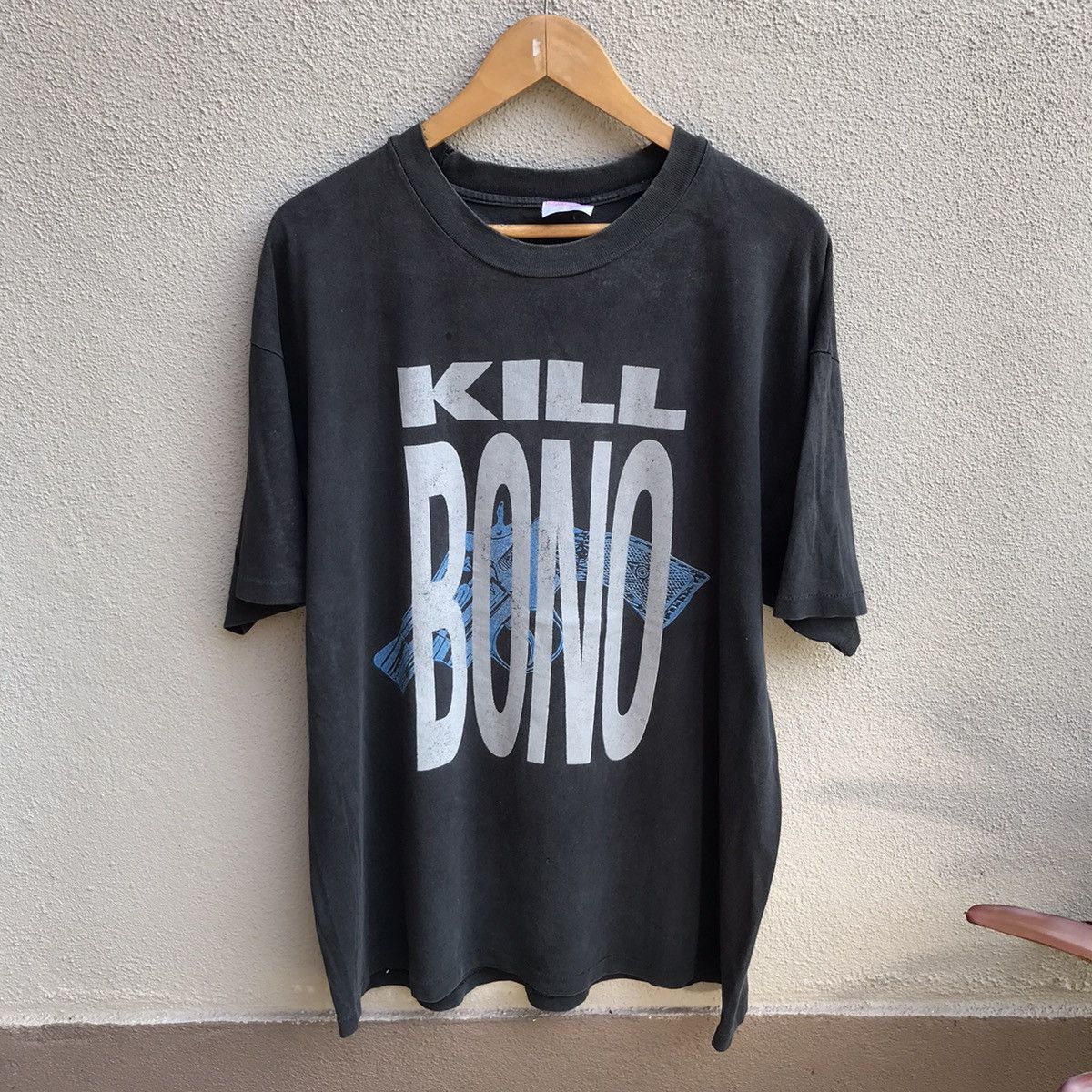 Band Tees Vintage rare 90s NEGATIVLAND KILL BONO band sst records Size US XL / EU 56 / 4 - 1 Thumbnail