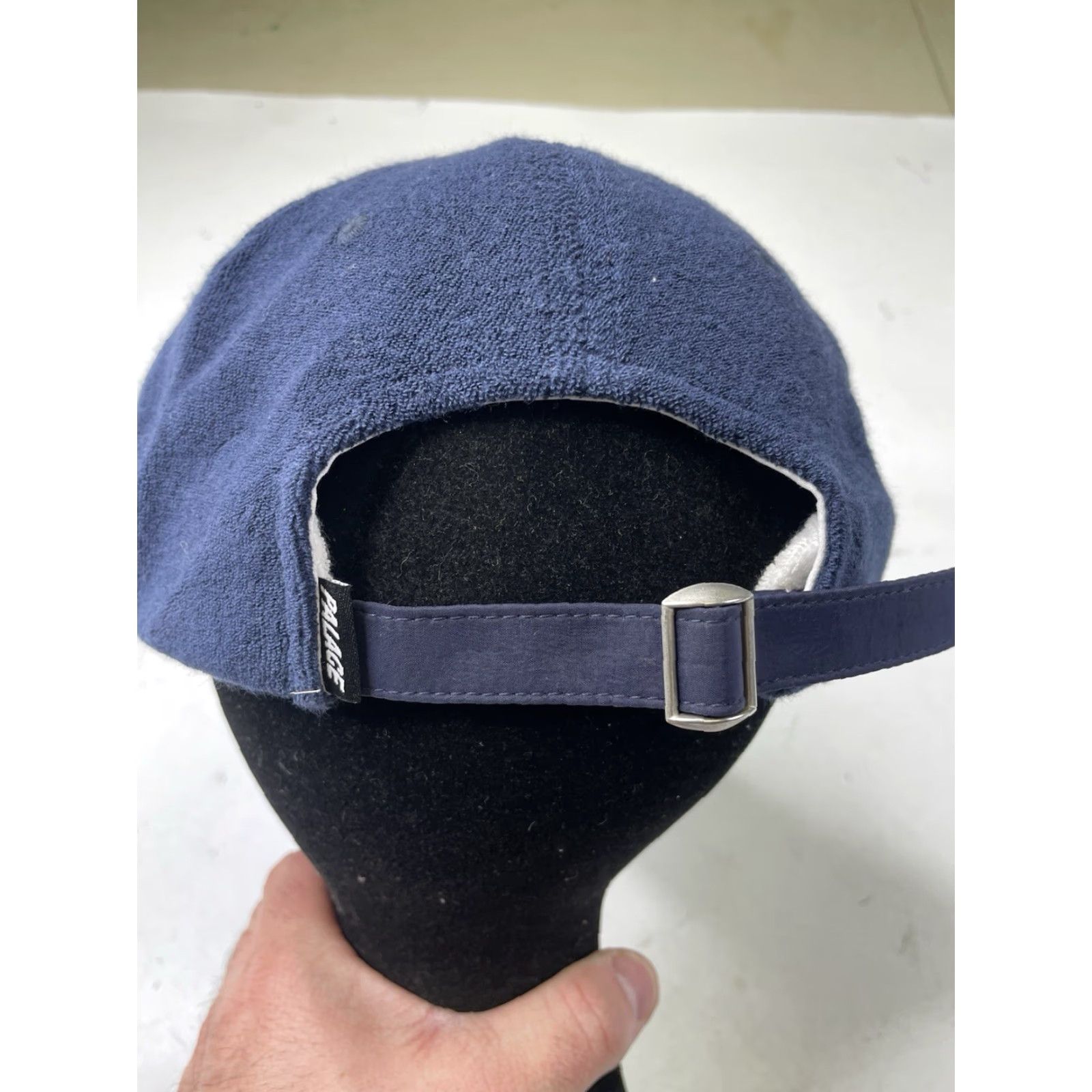 Palace Palace Hat Cap Blue One Size Adjustable Baseball Cap Men Streetwear Towelling P 6 Panel Cotton Skull? Size ONE SIZE - 2 Thumbnail