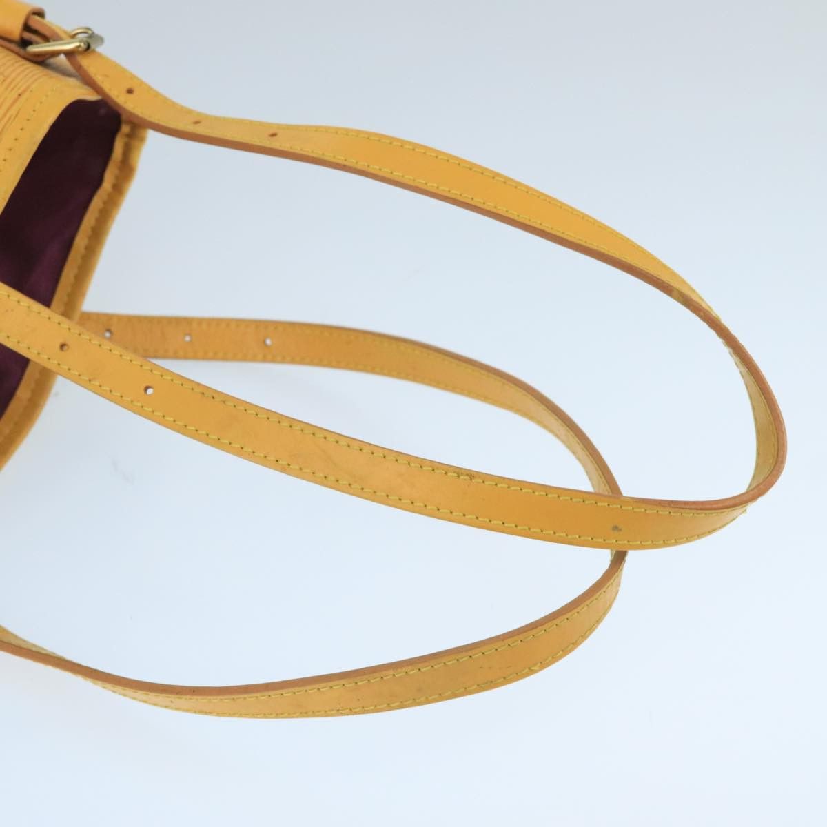Louis Vuitton LOUIS VUITTON Epi Bucket PM Shoulder Bag Spo Yellow Size ONE SIZE - 7 Thumbnail