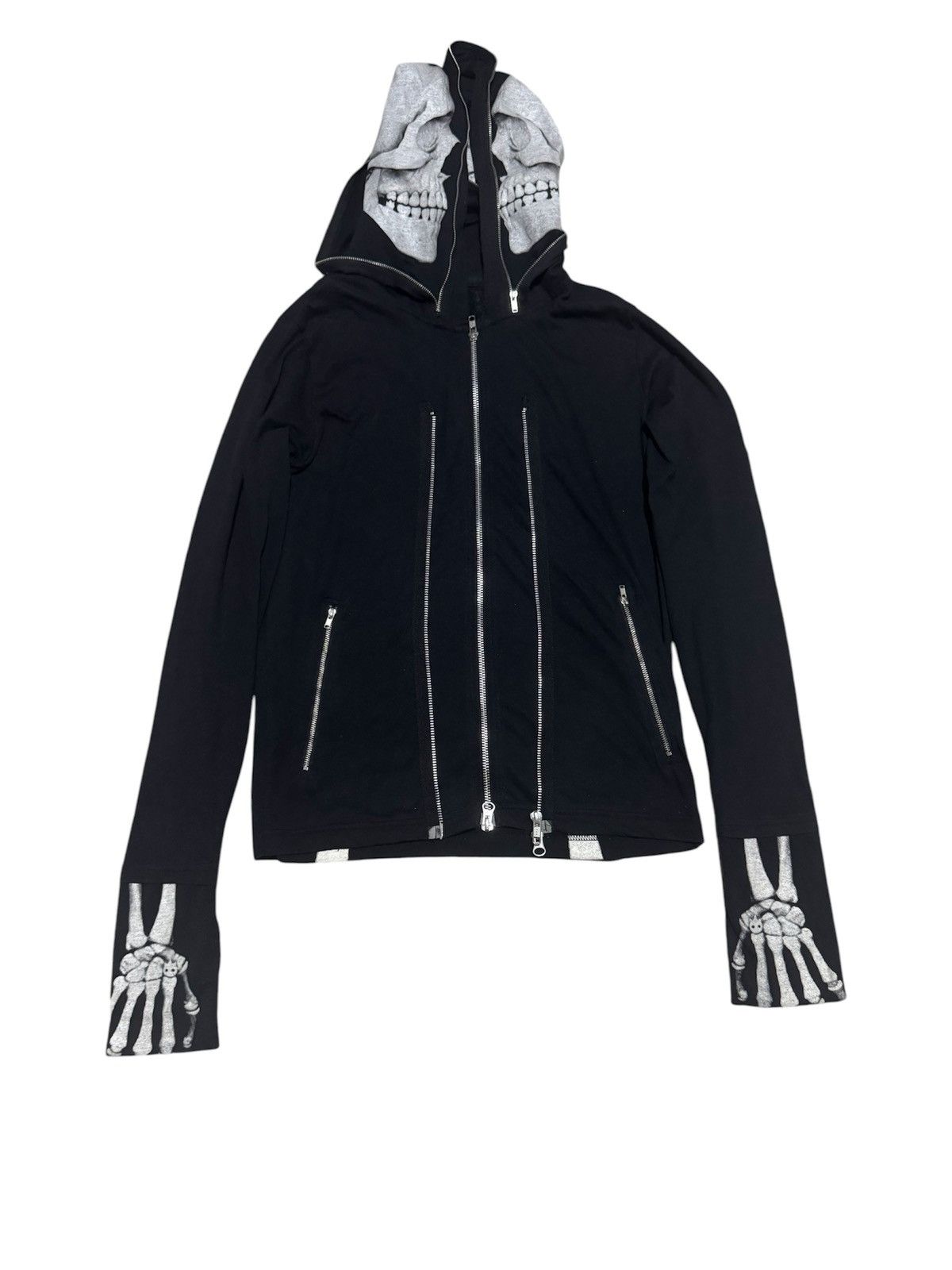 PPFM RARE! Triple Zip Skeleton Glow In Dark Punk Sedation Jacket Size US M / EU 48-50 / 2 - 3 Thumbnail