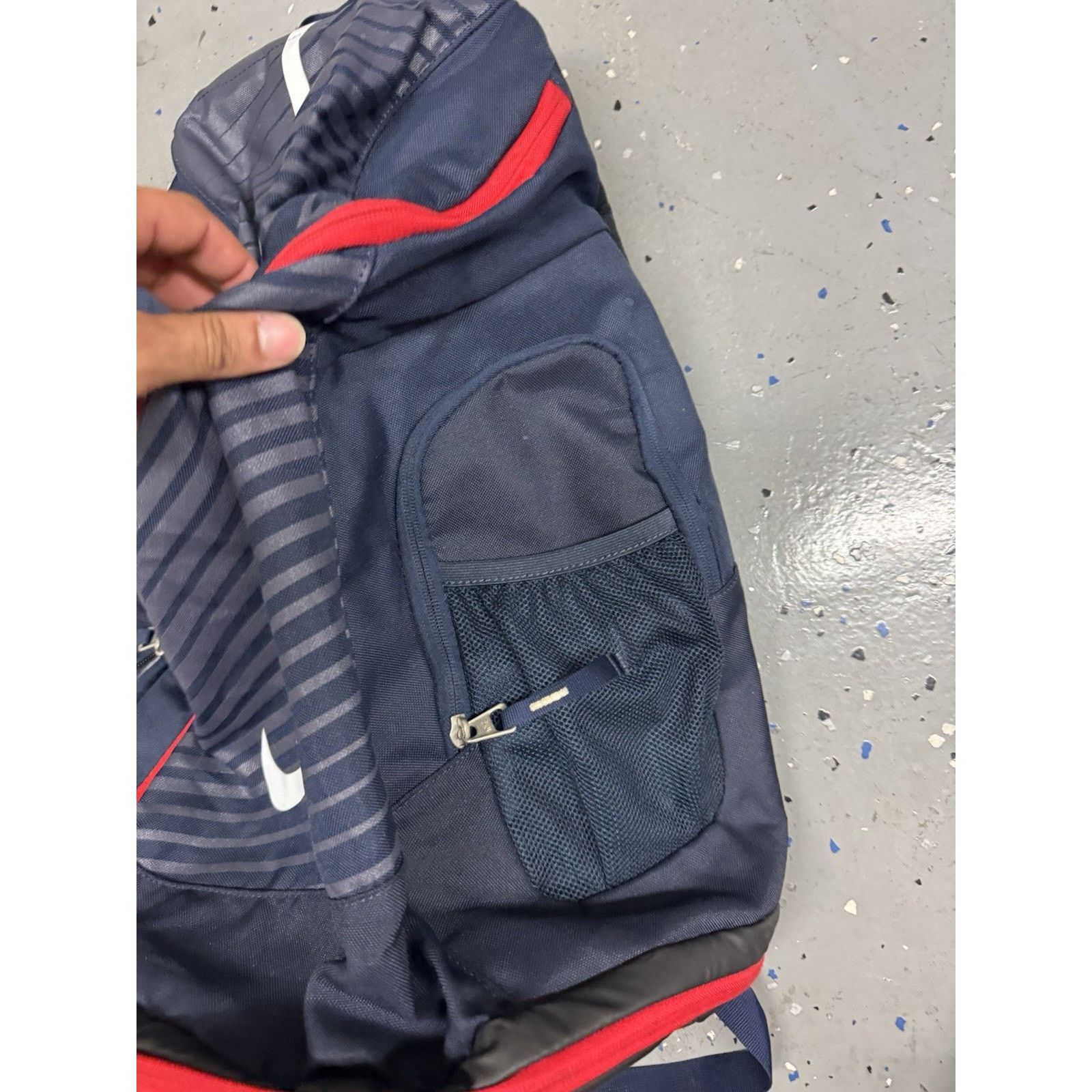 Nike Nike Hoops Elite Backpack Max Air Blue Red USA Nike Elite Size ONE SIZE - 4 Thumbnail