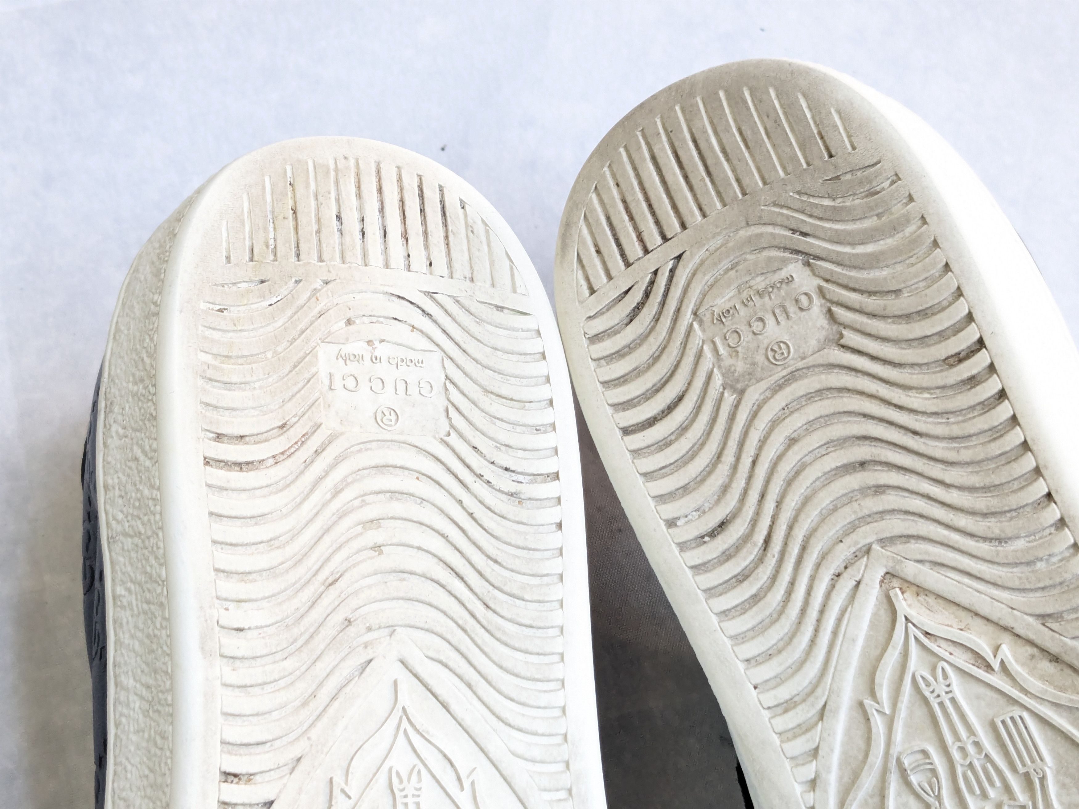 Gucci Gucci Ace Sneakers Monogram GG Logo 12.5 Black Size US 12.5 / EU 45-46 - 17 Thumbnail