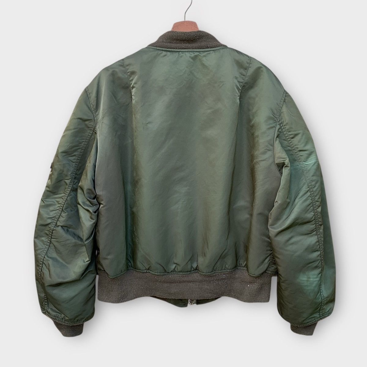 Alpha Industries VINTAGE 80s USAF ALPHA INDUSTRIES FLIGHT MA 1 BOMBER JACKET Size US L / EU 52-54 / 3 - 6 Thumbnail
