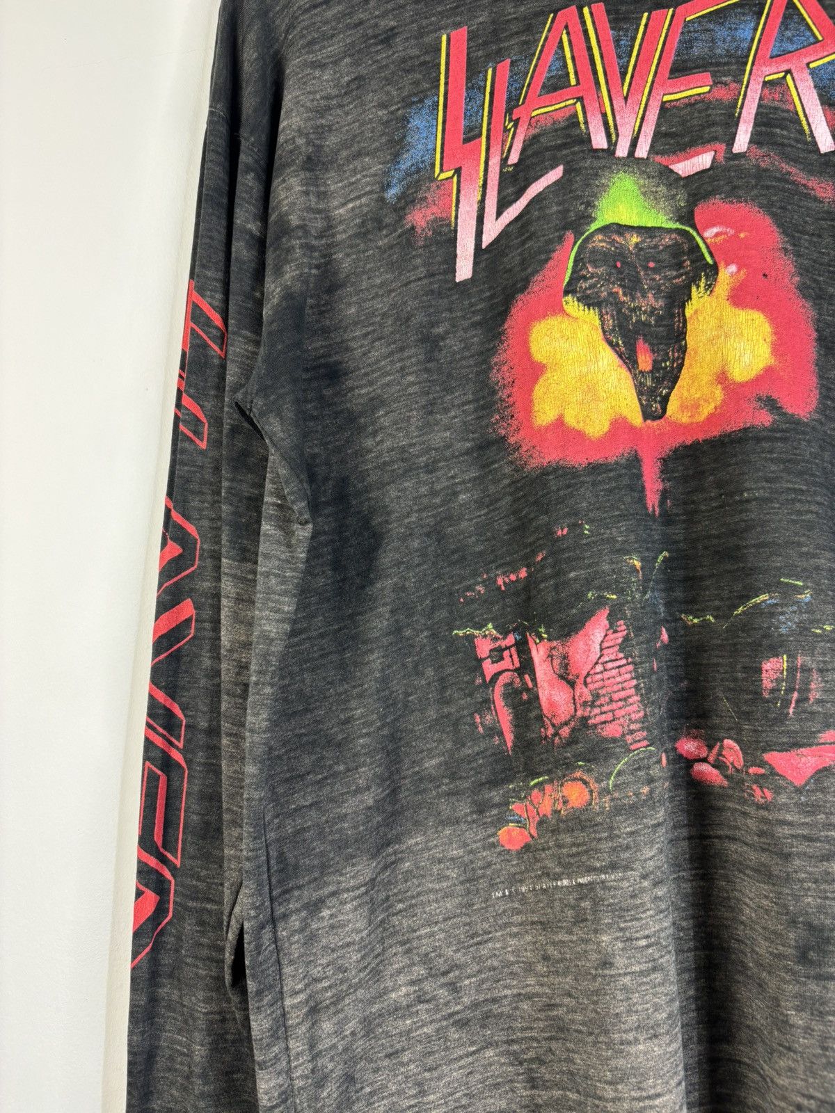 Band Tees Vintage 1993 Paperthin Slayer Monster of rock tour Size US XL / EU 56 / 4 - 4 Thumbnail