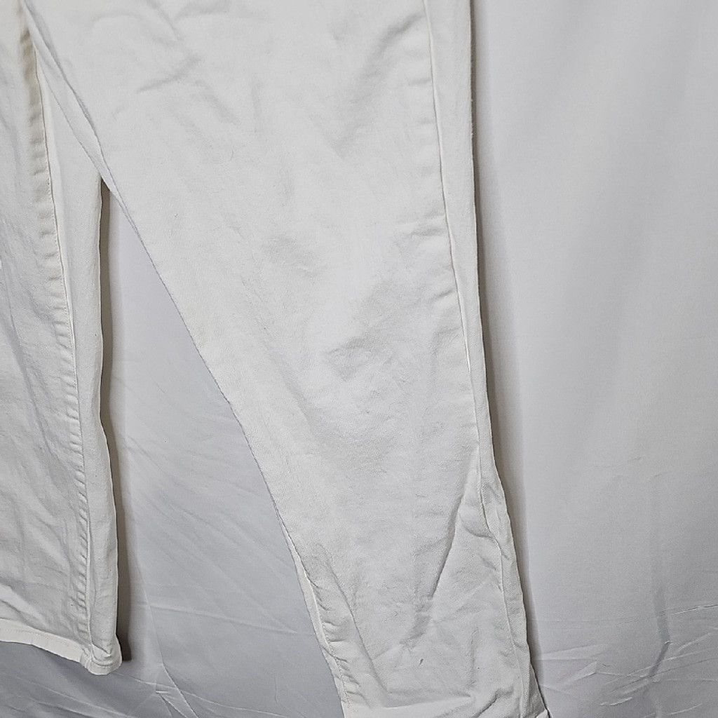 Jason Wu Jason Wu White Denim Cropped High Rise Skinny Jeans Sz 18 W Size 40" / US 18 - 4 Thumbnail