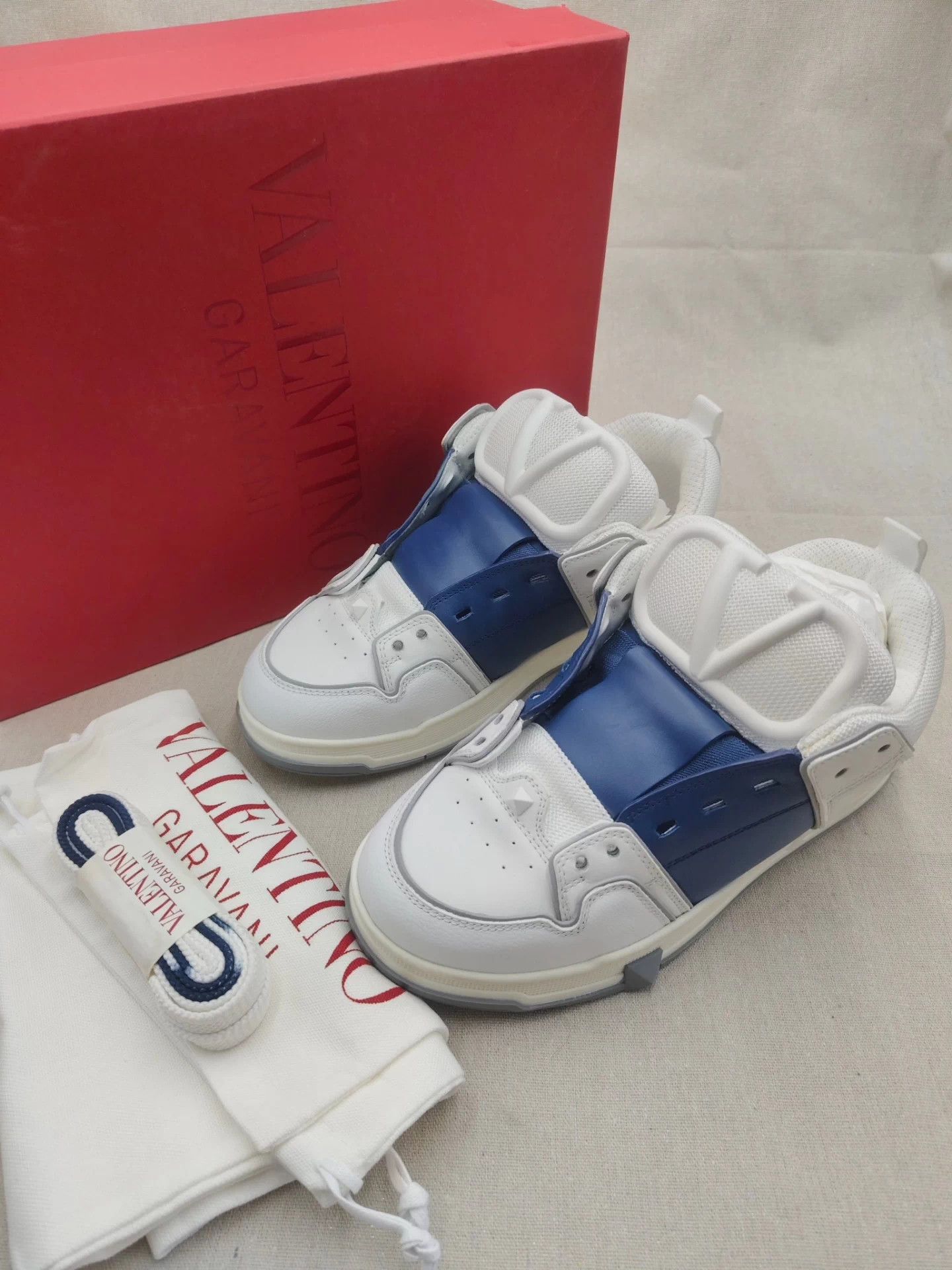 Valentino Valentino Open Skate Leather Platform Sneakers 44 Brand New Size US 11 / EU 44 - 1 Thumbnail