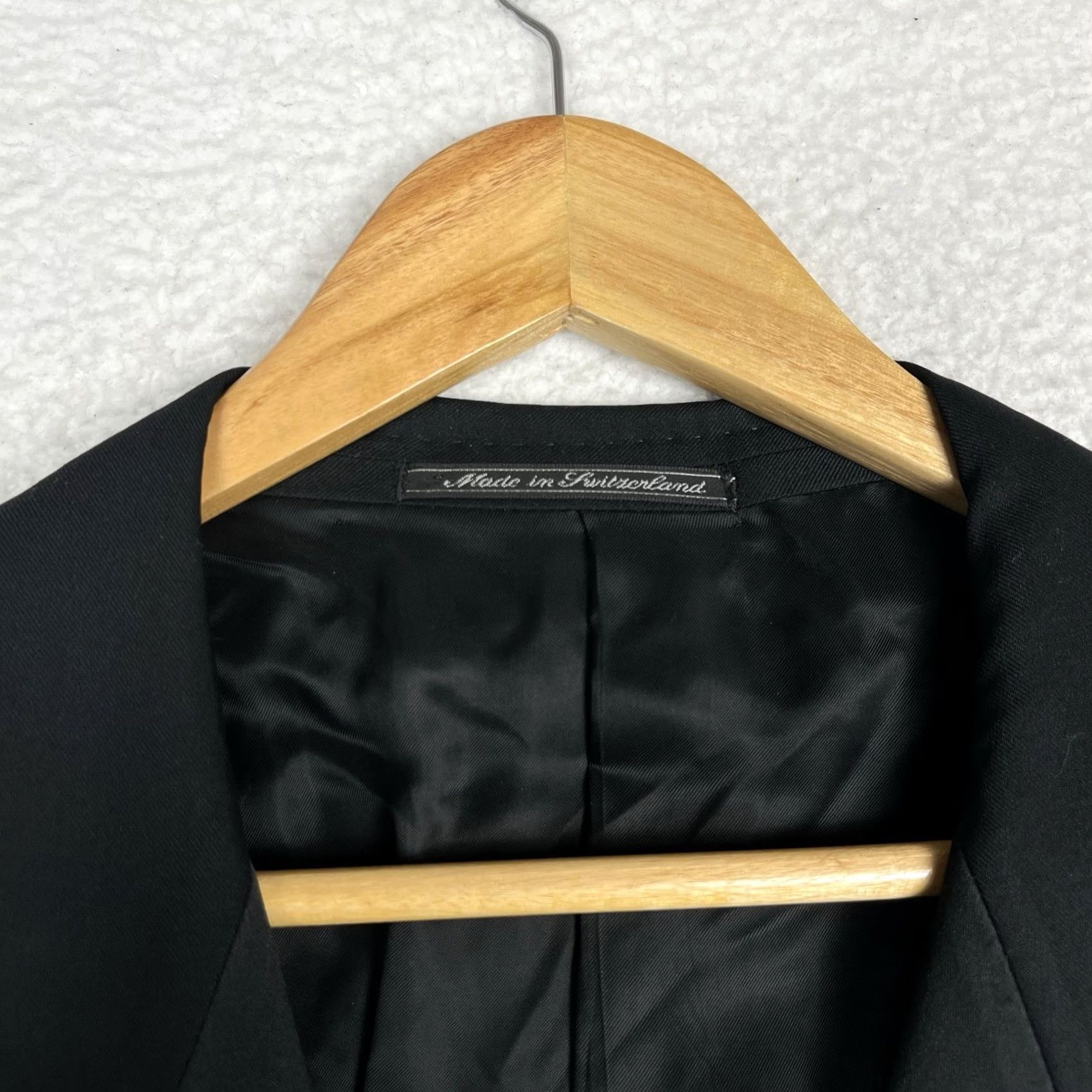 Ermenegildo Zegna VINTAGE Ermenegildo Zegna Suit Tuxedo Double Breasted Black Solid 42R Pants 38x32 Mens 90s Classic Size 42R - 2 Thumbnail