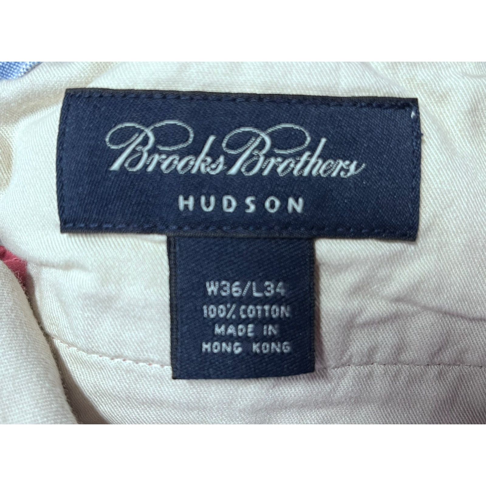 Brooks Brothers Brooks Brothers Chino Pants Mens 34x34 Flat Front Pink Salmon Preppy City Size US 34 / EU 50 - 5 Thumbnail