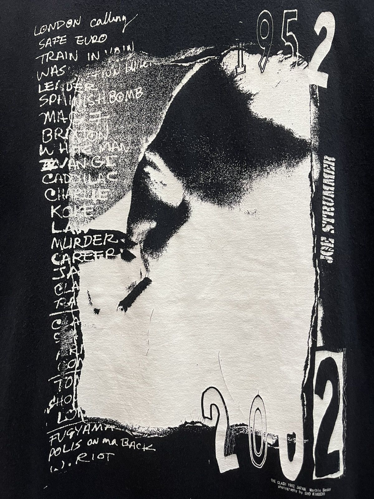 Vintage Y2K THE CLASH JOE STRUMMER PHOTOGRAPHY BY SHO KIKUCHI | Grailed