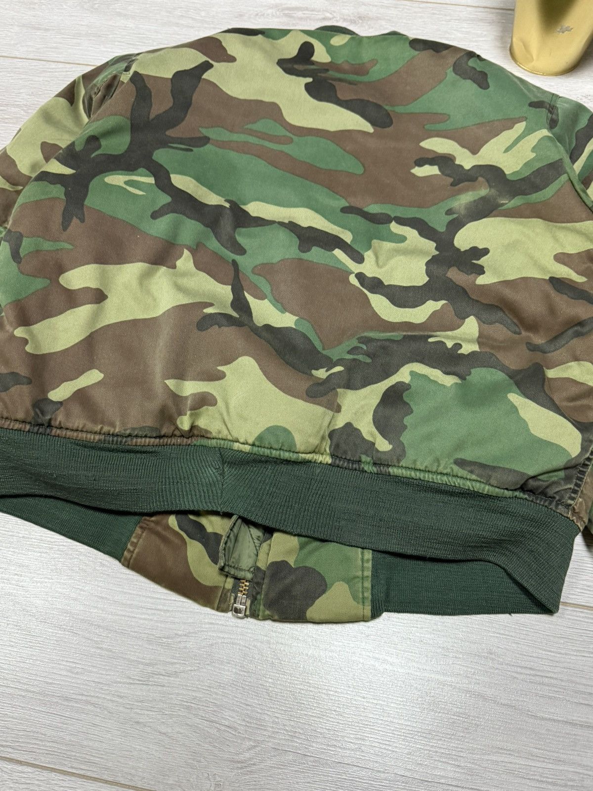 Vintage MA-1 camo flyers man vintage bomber jacket military Size US L / EU 52-54 / 3 - 11 Thumbnail