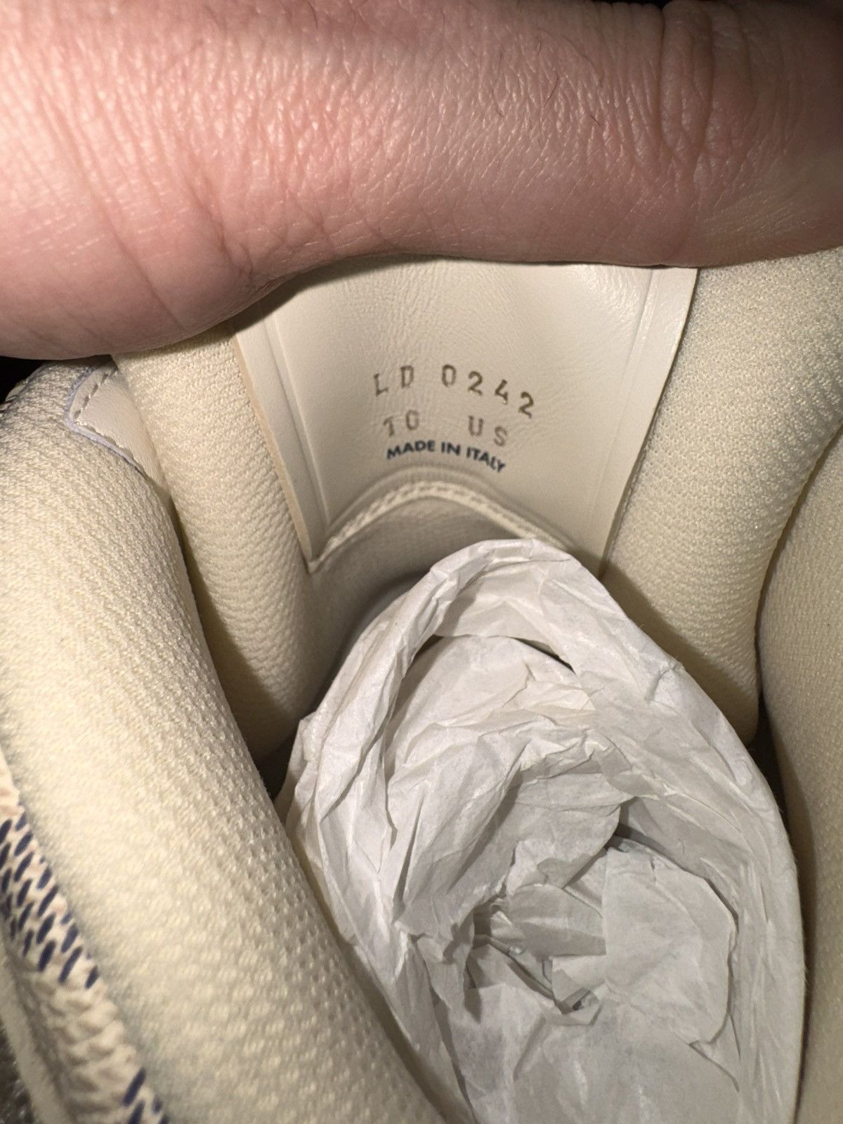 Louis Vuitton Louis Vuitton x Nike Air Force 1 Mid Graffit Damier Azur Size US 10 / EU 43 - 6 Thumbnail