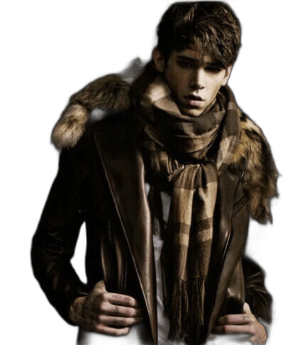 Balmain Balmain 2011 Runway Leather Raccoon Fur Cozy Wool Jacket