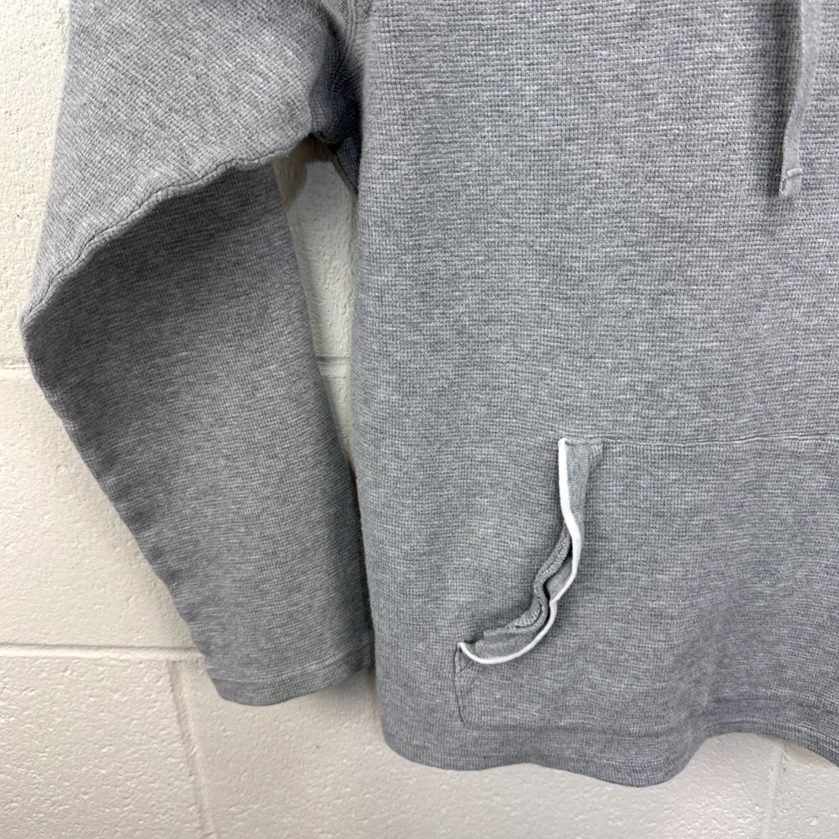 Polo Ralph Lauren Polo Ralph Lauren Sleepwear Hoodie Waffle Knit Thermal Long Sleeve Gray Large Mens Size US L / EU 52-54 / 3 - 6 Thumbnail