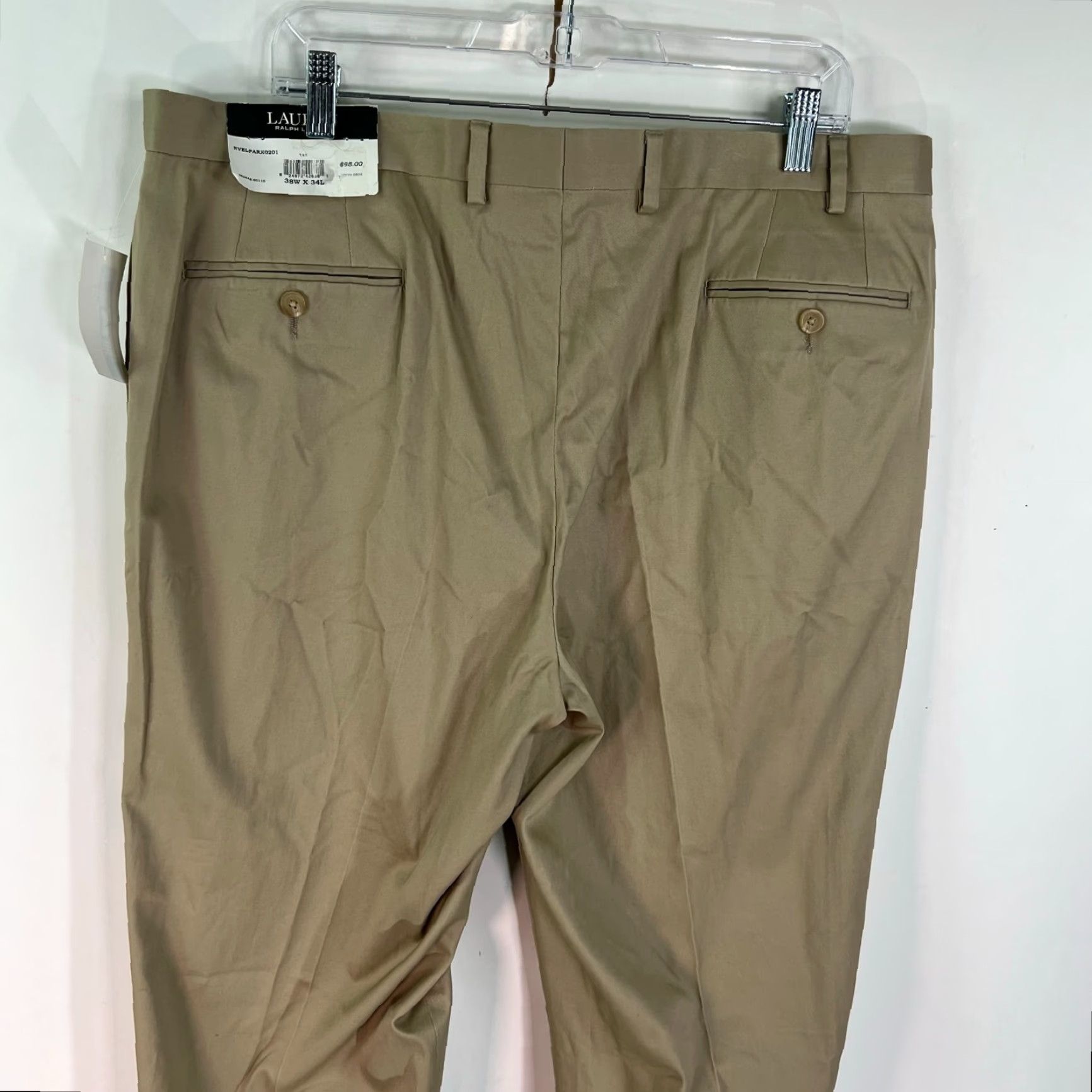 Ralph Lauren Lauren Ralph Lauren Dress Pants Mens Regular Fit Straight Leg Tan 36X34 Size US 36 / EU 52 - 6 Thumbnail