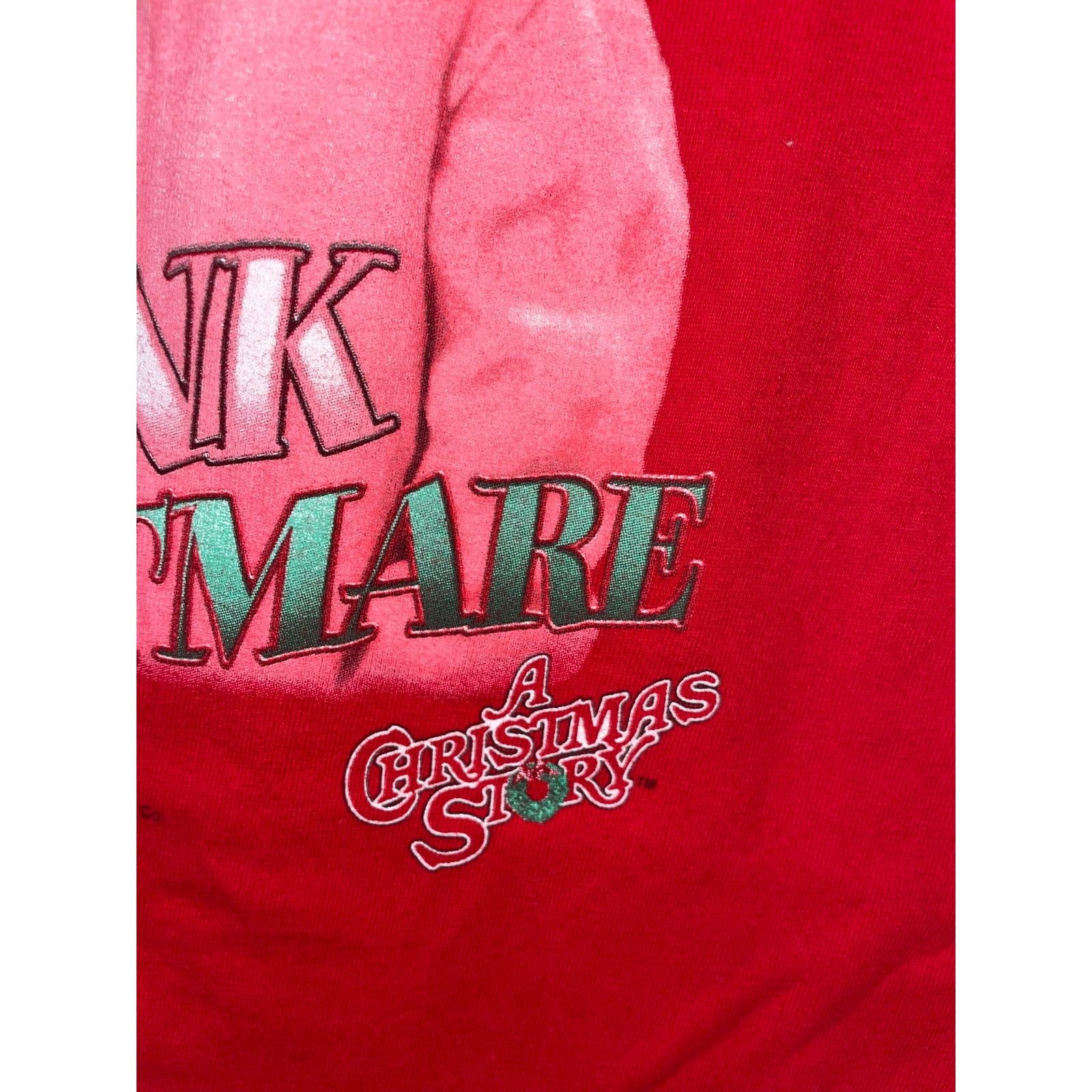 Vintage Vintage A Christmas Story Shirt The Pink Nightmare Red Tee S Size US S / EU 44-46 / 1 - 4 Thumbnail