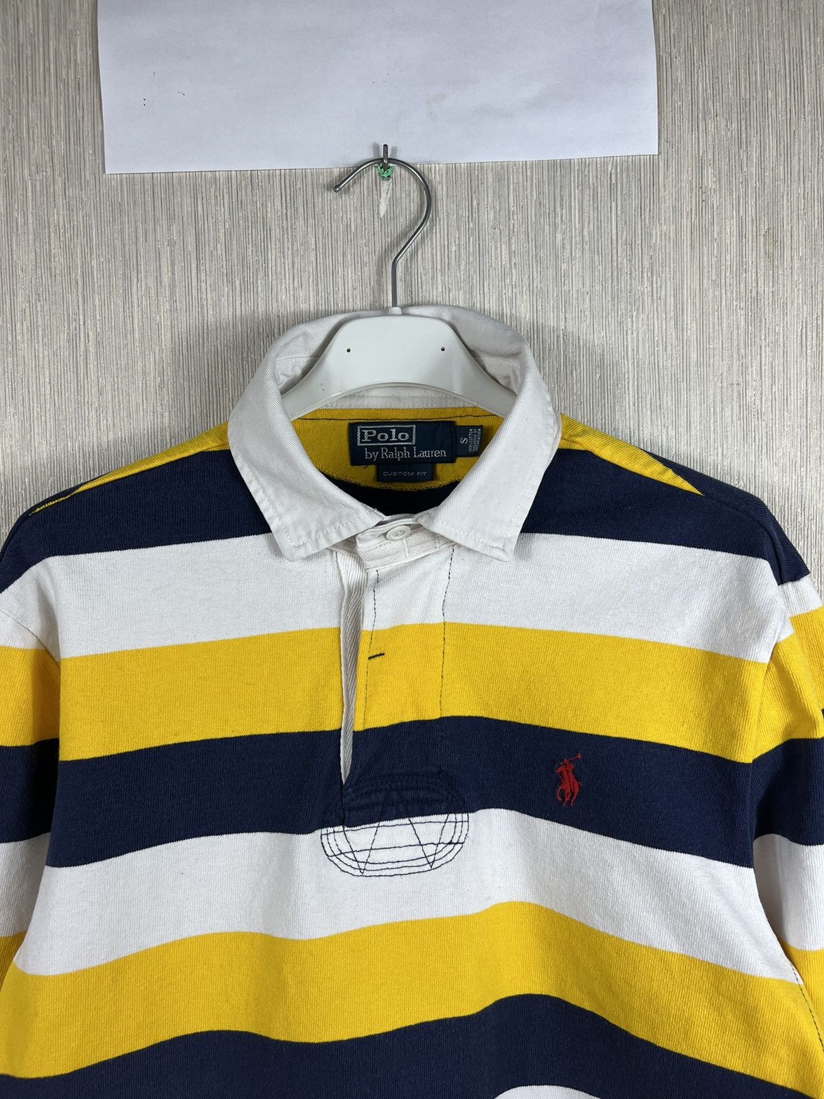 Polo Ralph Lauren × Ralph Lauren × Vintage Vintage 90s Polo Ralph Lauren rugby striped y2k long sleeve Size US S / EU 44-46 / 1 - 5 Thumbnail