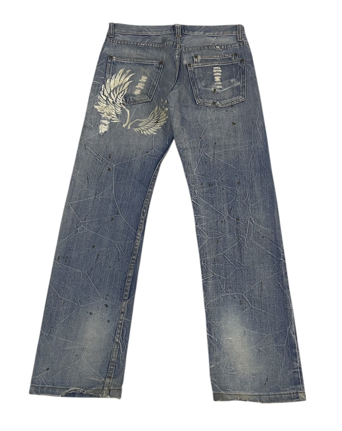 Hysteric Glamour LegendOfGlamour Distressed Jeans Size US 33 - 5 Thumbnail