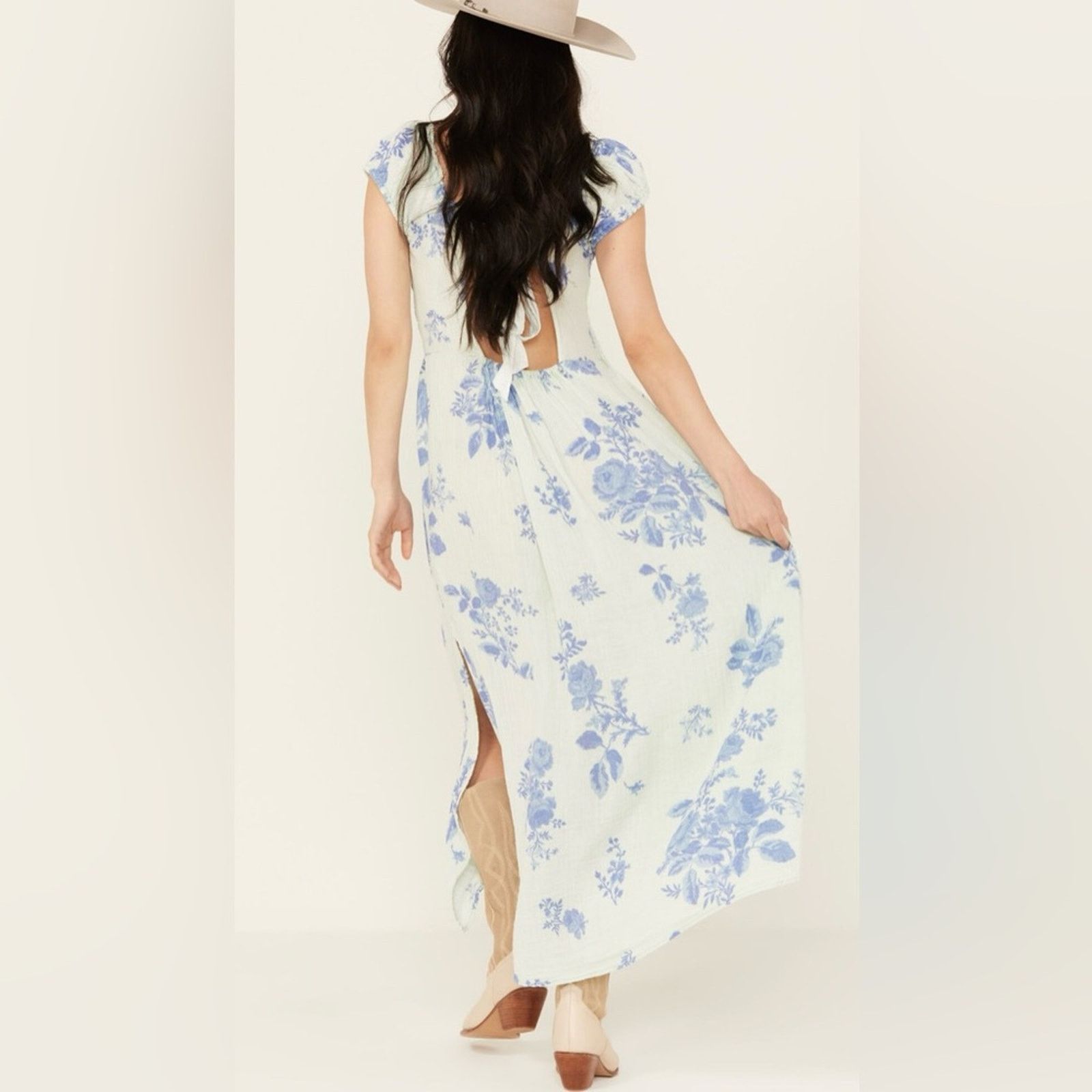 Free People 🎉LAST PIECE 🎉Free People Forget Me Not Midi Dress Size S / US 4 / IT 40 - 7 Thumbnail