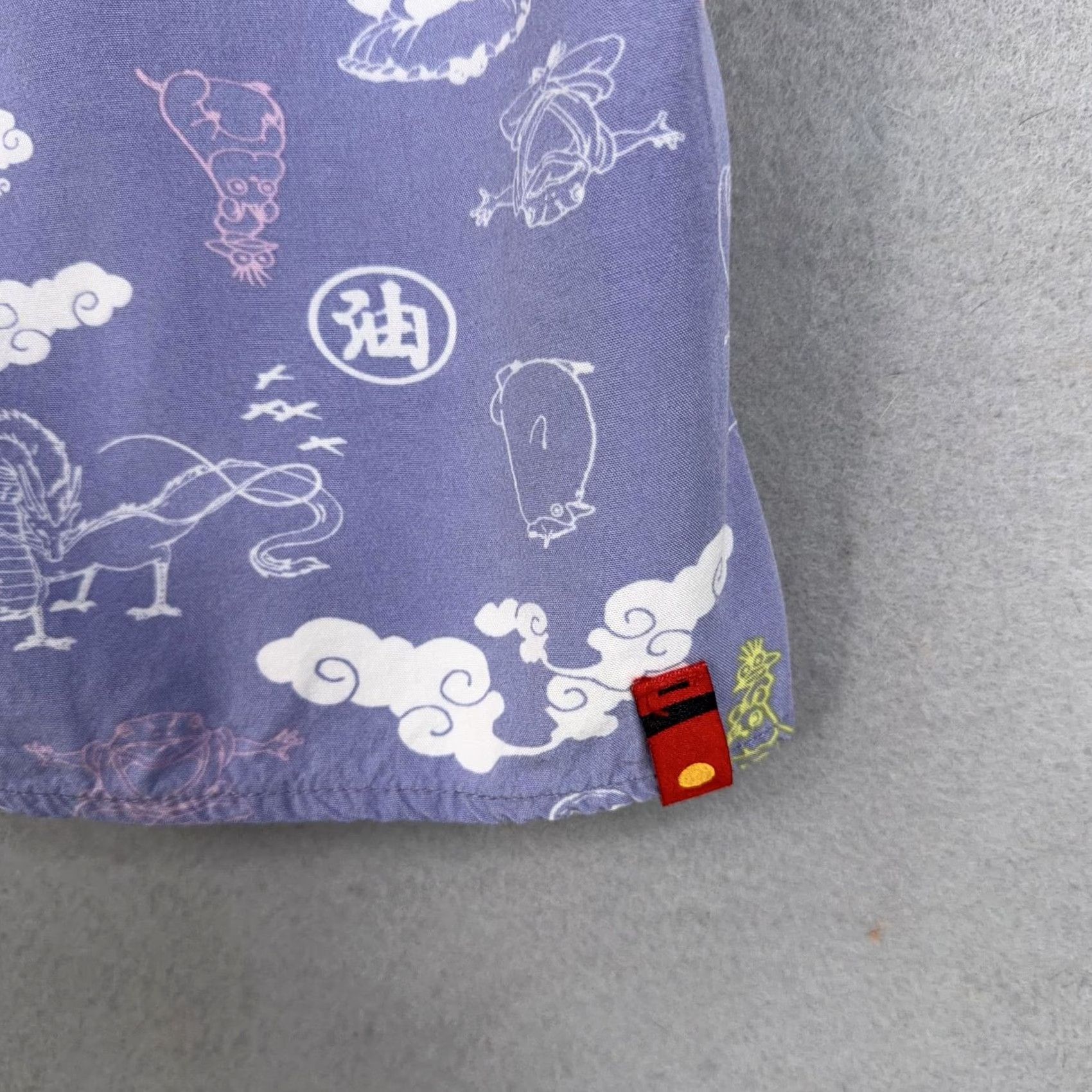 Vintage VINTAGE Her Universe Shirt Womens Small Purple Spirited Away Anime Print Button Up Top Size S / US 4 / IT 40 - 4 Thumbnail