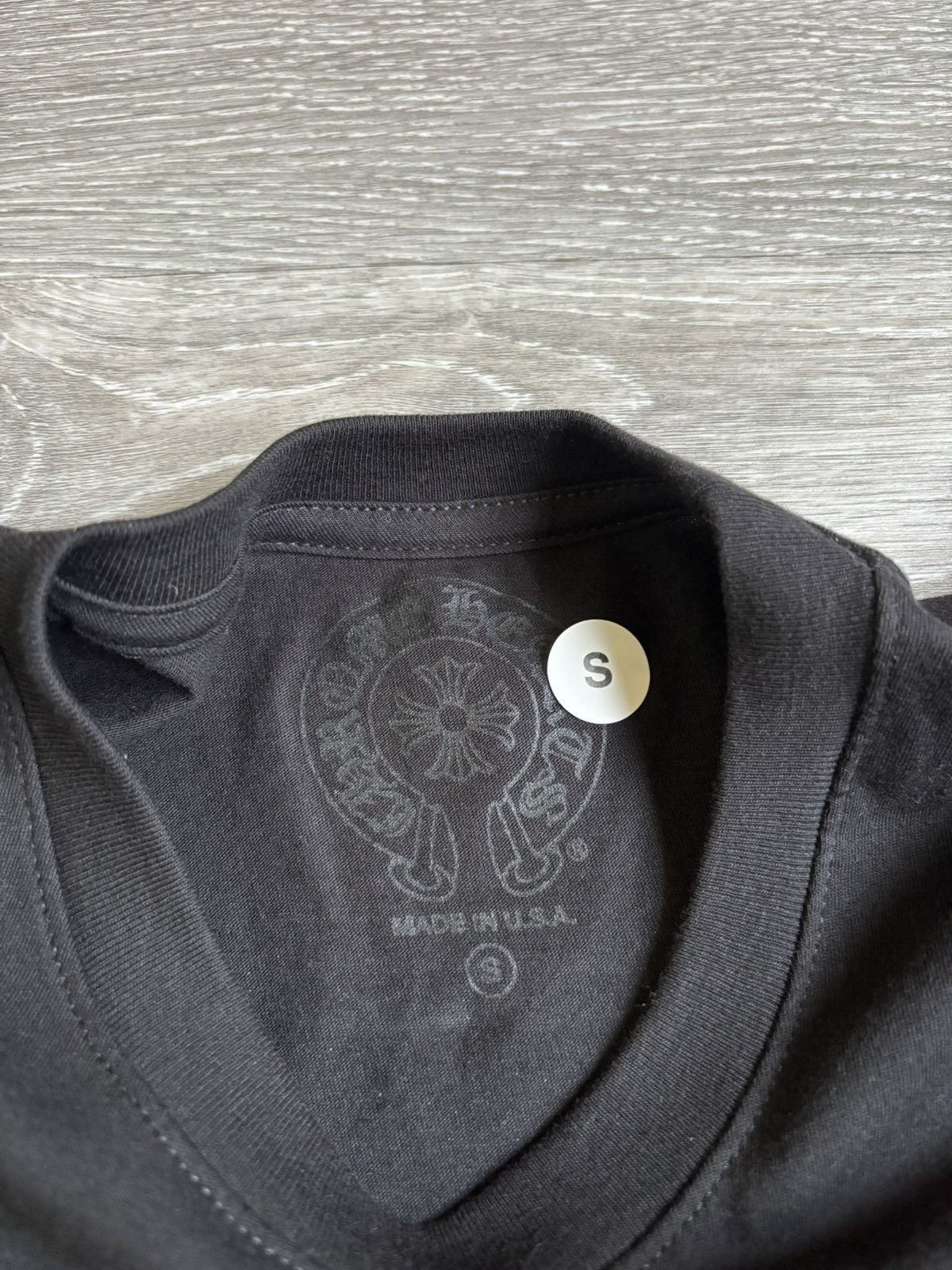 Chrome Hearts Chrome Hearts Black Scroll Tee Size US S / EU 44-46 / 1 - 3 Thumbnail