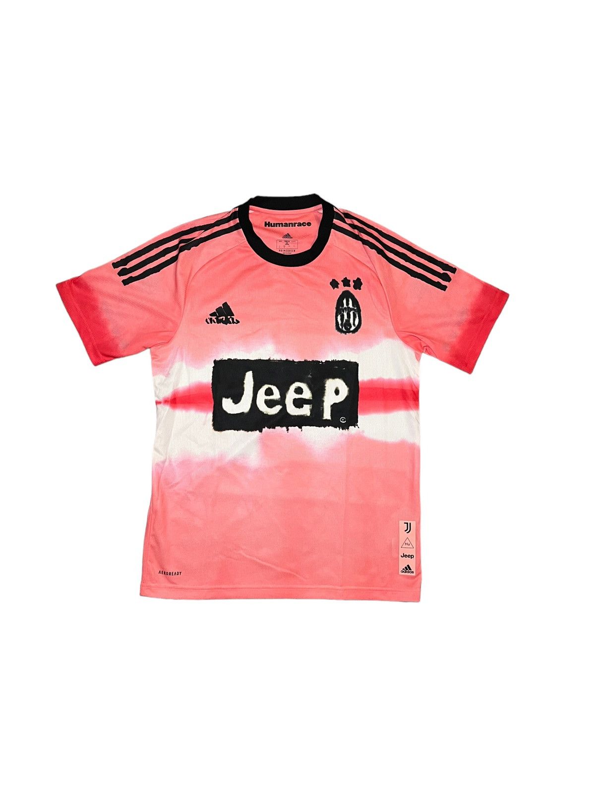 image of Adidas Juventus Human Race Jersey [S] in Pink, Men's (Size Small)