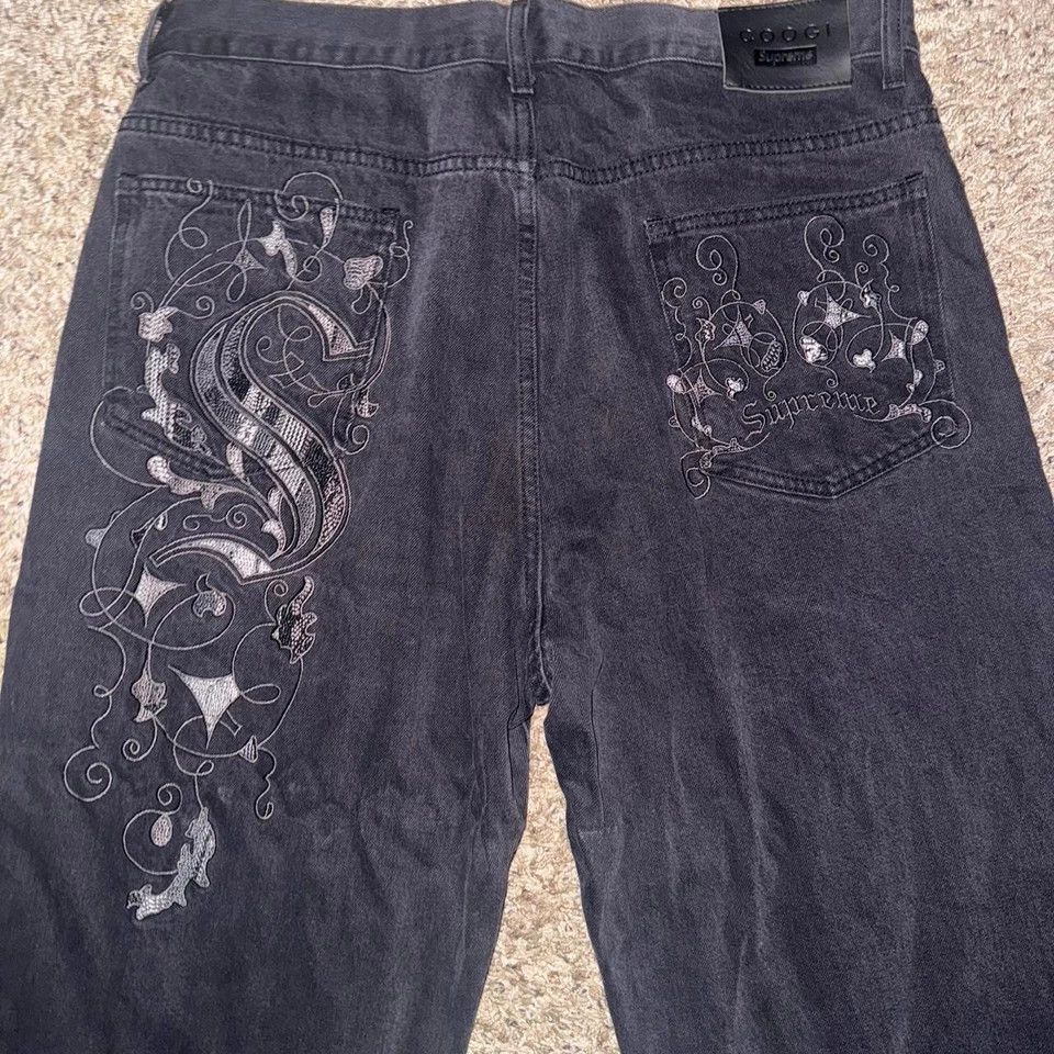 Other Supreme X Coogi - Baggy Jean (Black) Rep - Size 34 Size US 34 / EU 50 - 2 Thumbnail