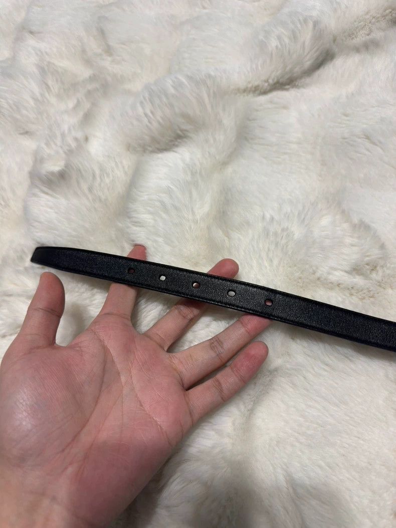 Saint Laurent Paris saint laurent parisBlack and silver belt 2503-Nextarrow Size ONE SIZE - 6 Thumbnail