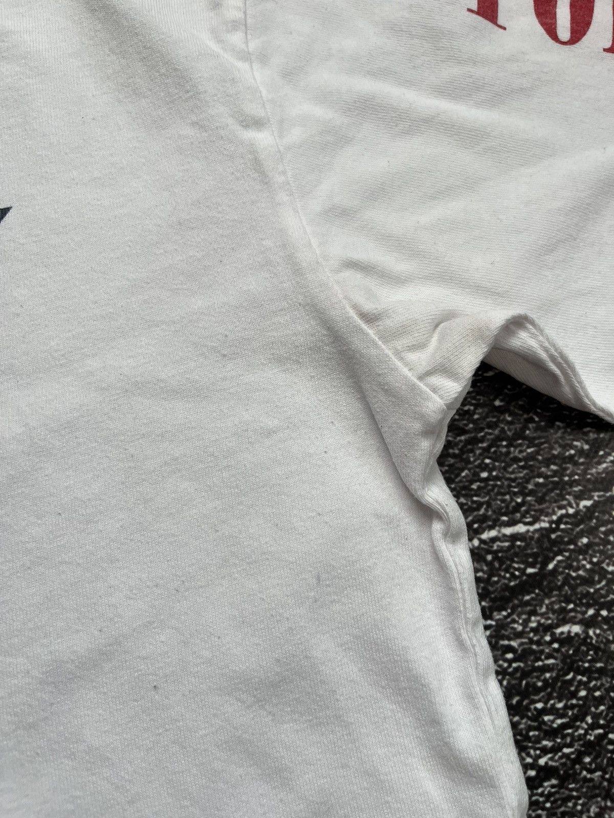 Tommy Hilfiger Vintage Tommy Jeans Big Multi Logo White Long Sleeve T-Shirt Size S / US 4 / IT 40 - 5 Thumbnail