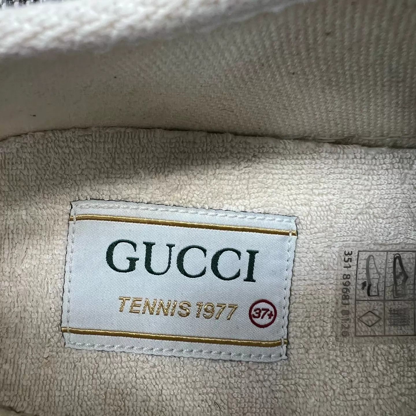 Gucci Gucci Interlocking White & Brown 37.5 Size US 7 / IT 37 - 8 Thumbnail