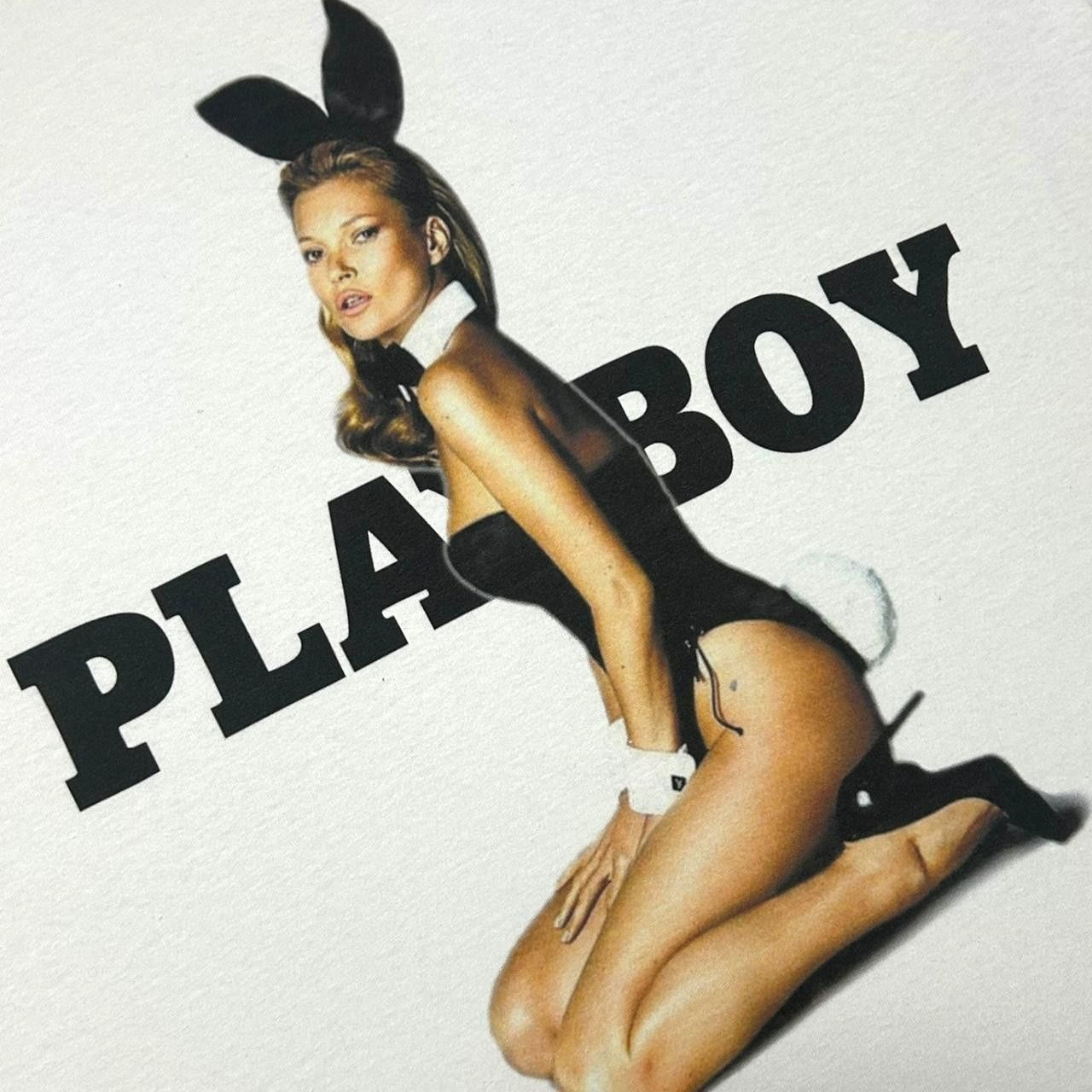 Playboy Playboy Kate Moss Bunny Girl Shirt White | Grailed