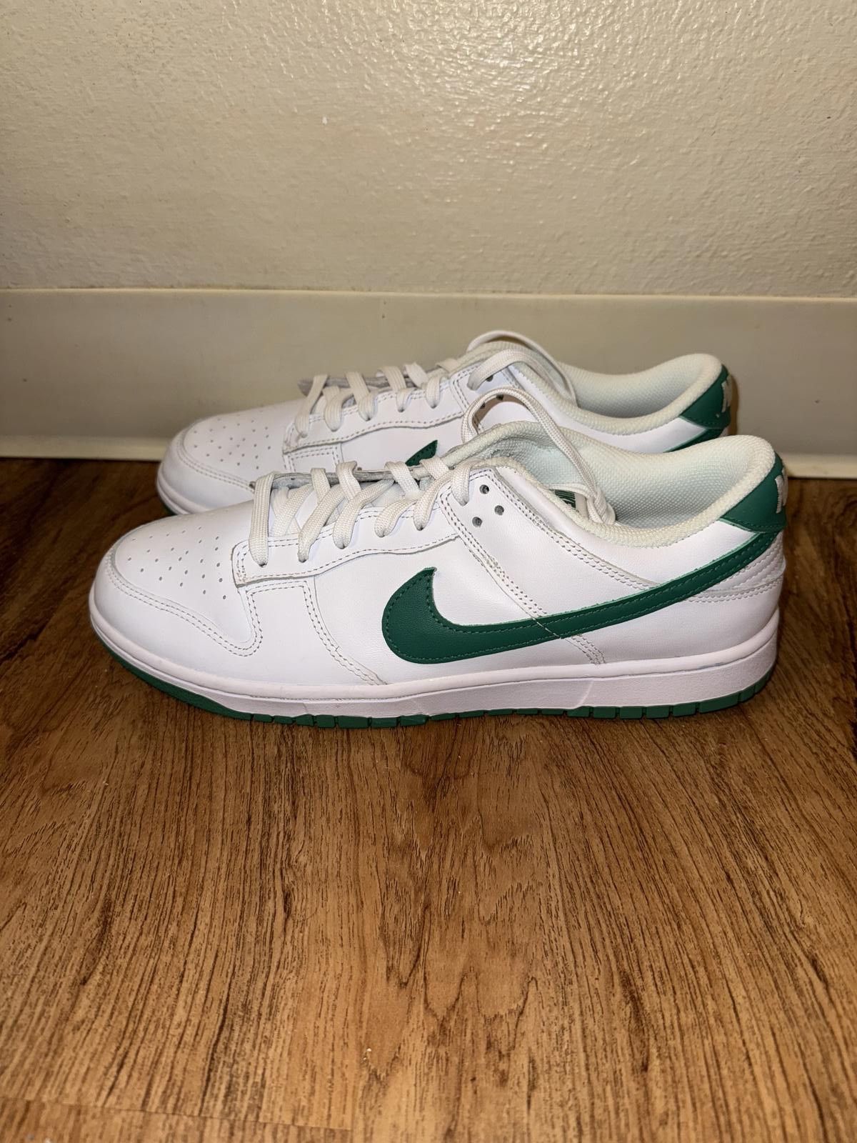 Nike Nike Dunk Low White Green Noise (Women’s) Size US 11.5 / IT 41.5 - 4 Thumbnail
