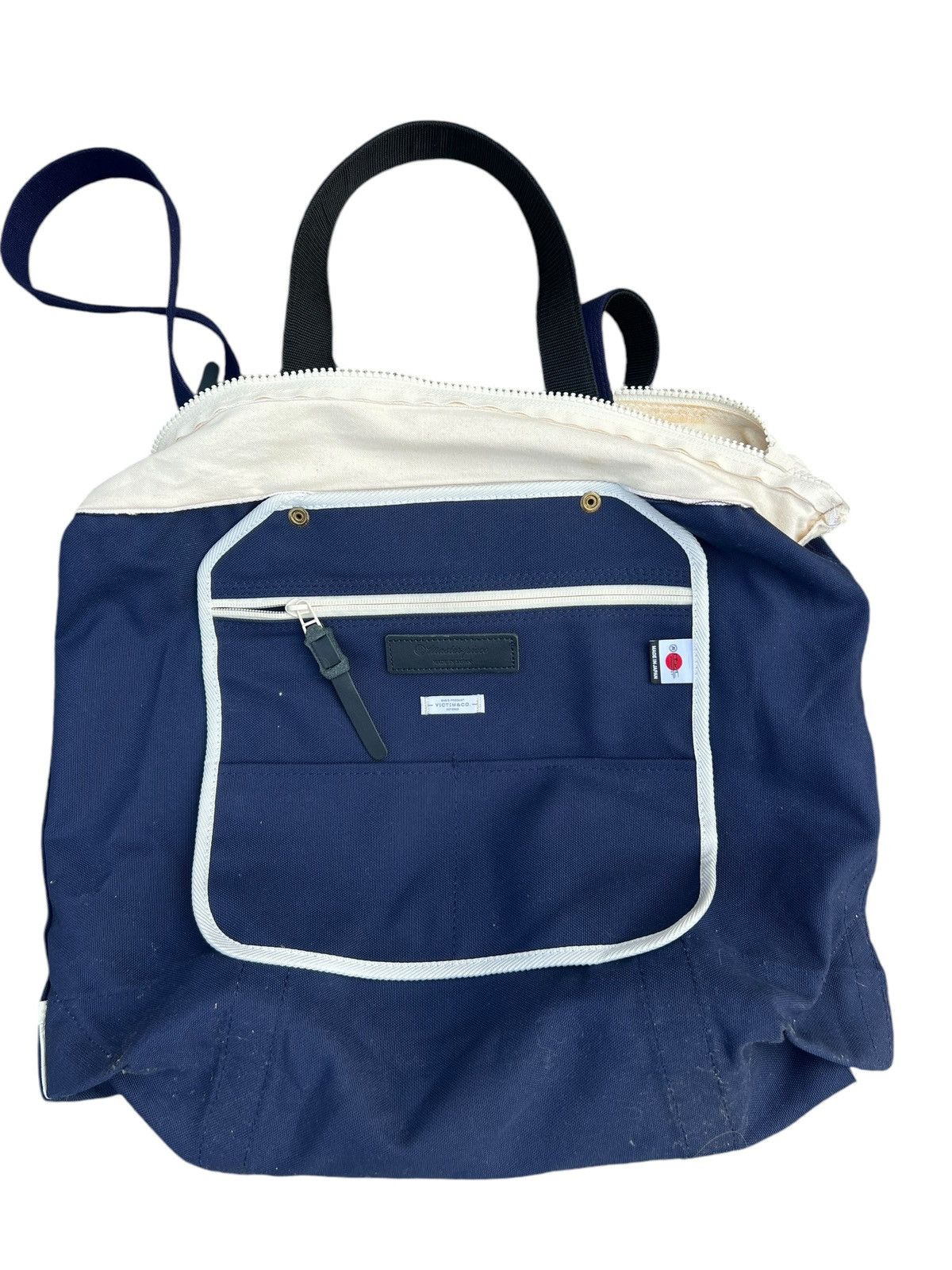 MasterPiece Masterpiece X Victim Japan Muddy Stains 2 Way Tote Bag Size ONE SIZE - 22 Thumbnail