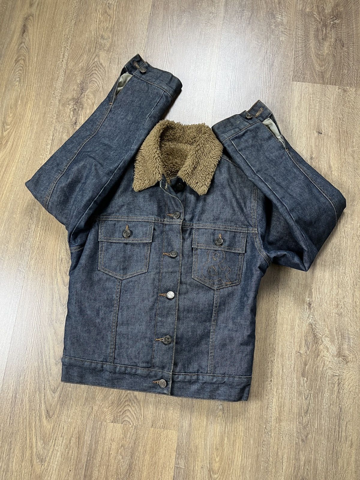 Designer × Dolce & Gabbana ➕ Dolce & Gabbana fur lined indigo trucker denim jacket y2k Size M / US 6-8 / IT 42-44 - 2 Thumbnail
