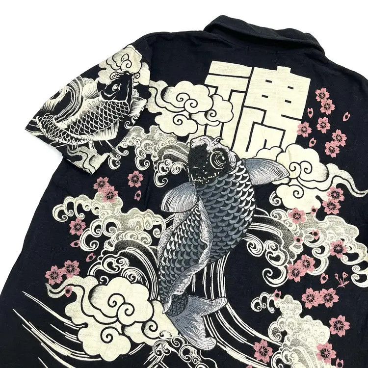 Karakuri Tamashii Karakuri Koi Embroidery Polo Shirts Size US L / EU 52-54 / 3 - 4 Thumbnail