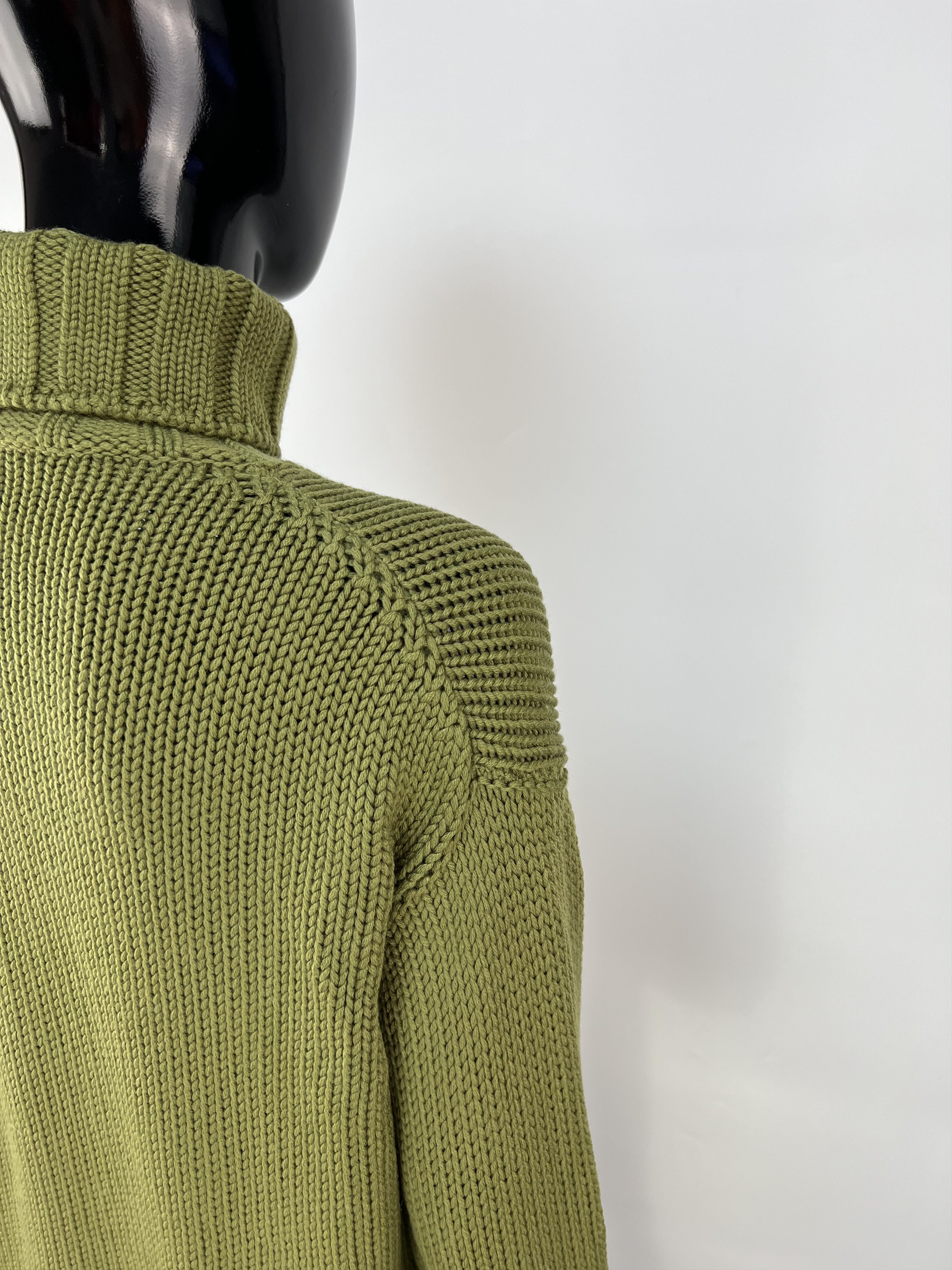 Cruciani Cruciani 100% Wool Knitted Turtleneck Sweater Size IT 44 Size M / US 6-8 / IT 42-44 - 11 Thumbnail