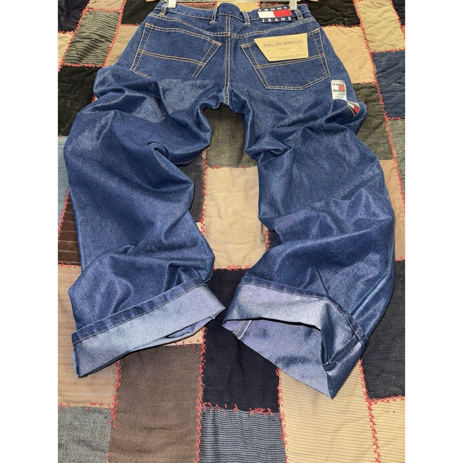 Tommy Hilfiger Vintage 90s Baggy Tommy Hilfinger Denim Men’s W30 X L32 Size US 30 / EU 46 - 8 Thumbnail