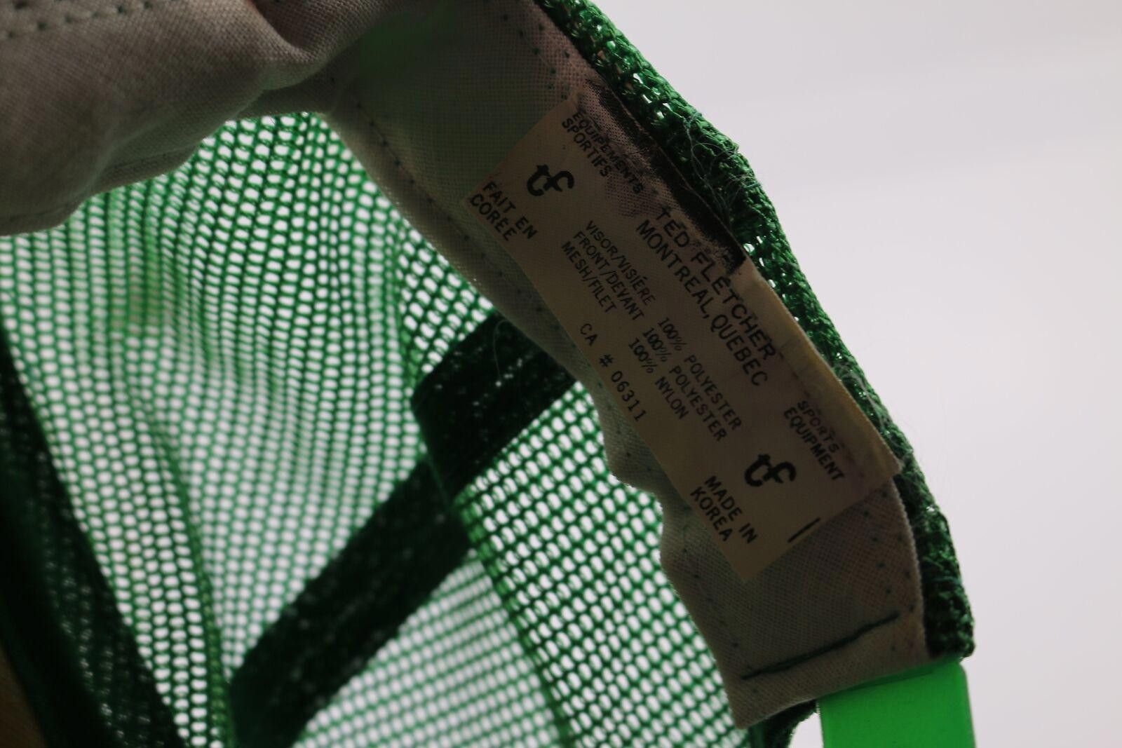 Other Vintage A.P.P.Q. Québec Trucker Hat Canada rare Green Cap Size ONE SIZE - 6 Thumbnail
